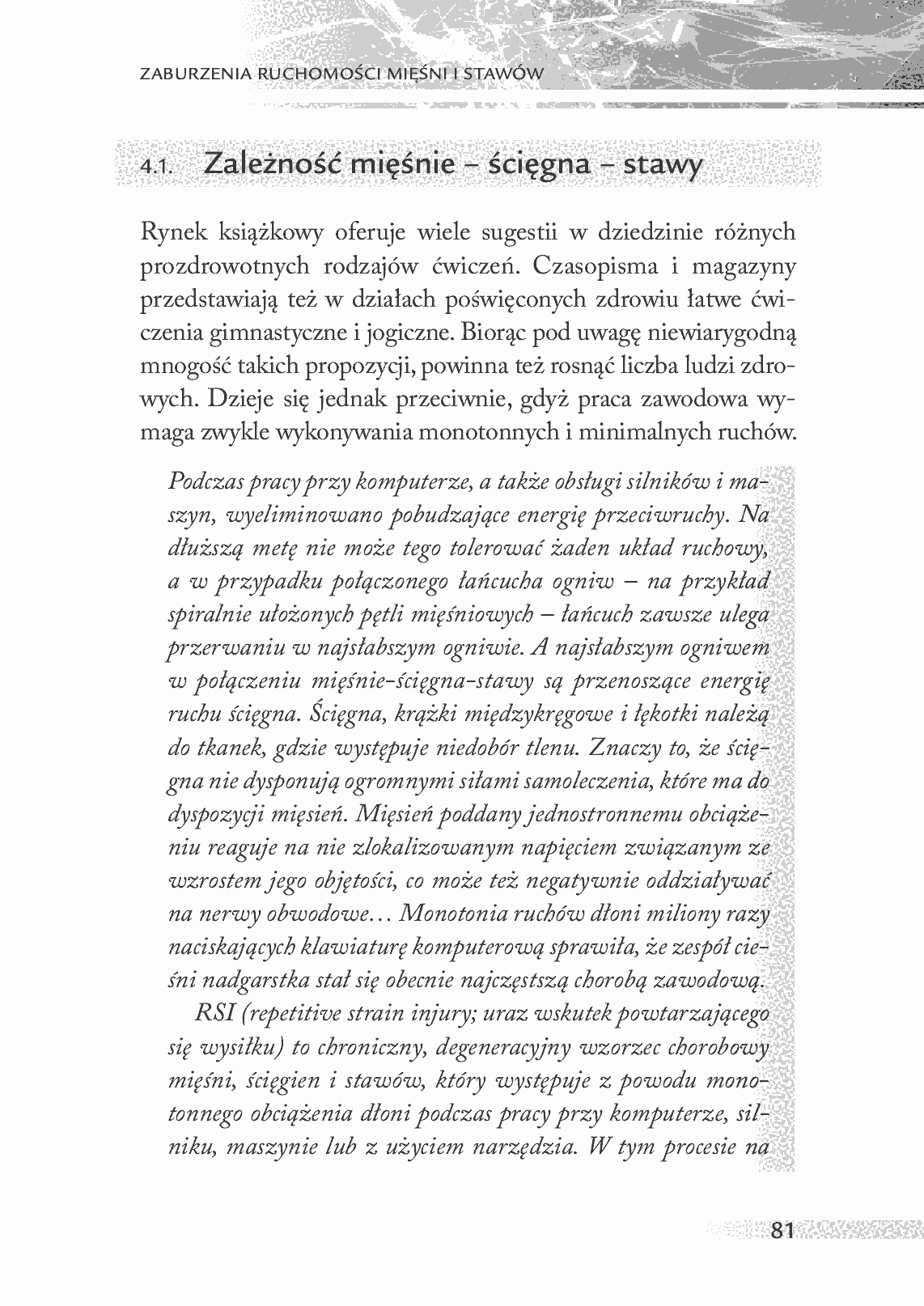 Fragment „Medycyna holistyczna. Tom XI. Układ ruchu” — strona 20 z 23