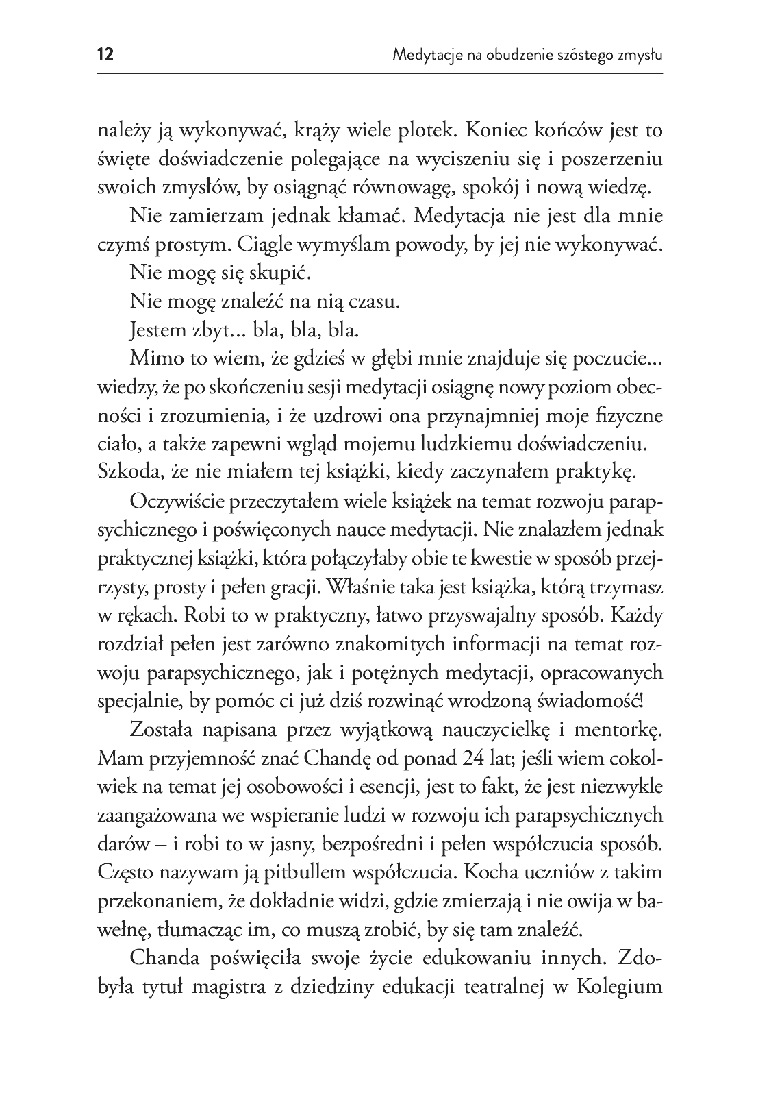 Fragment „Medytacje na obudzenie szóstego zmysłu” — strona 11 z 20