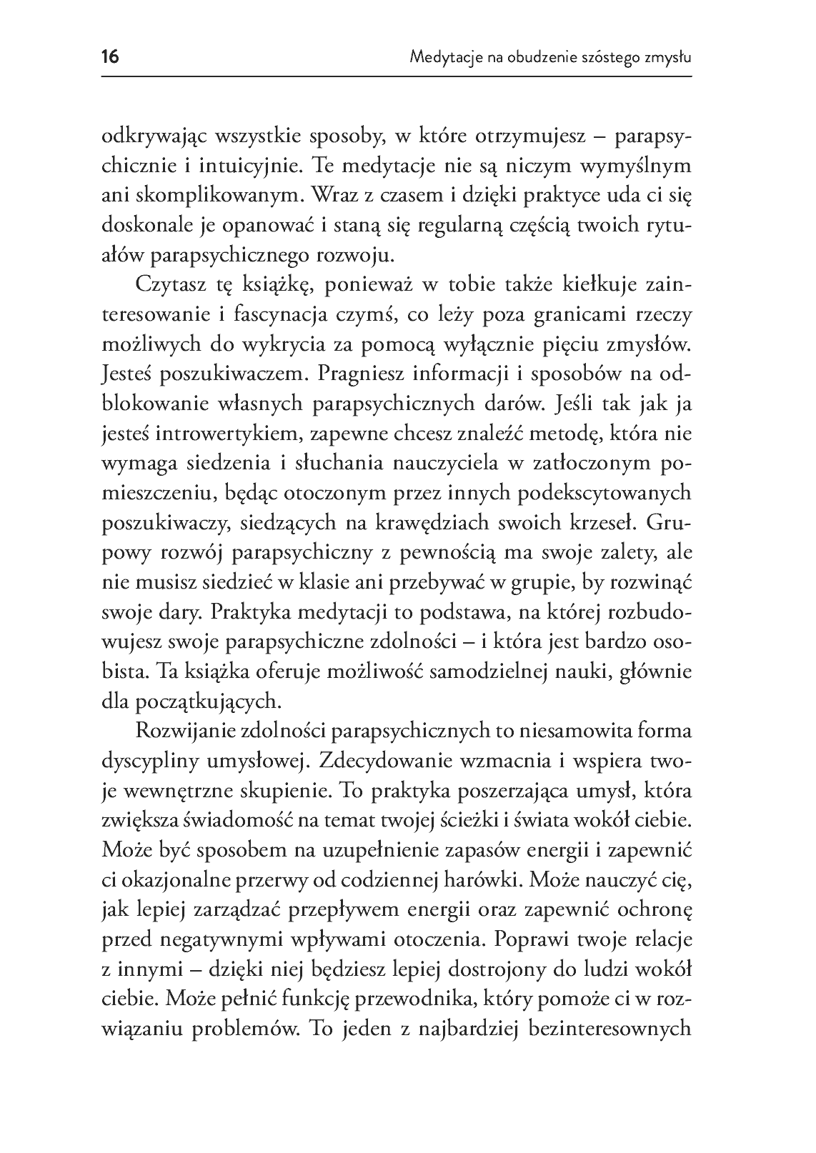 Fragment „Medytacje na obudzenie szóstego zmysłu” — strona 14 z 20