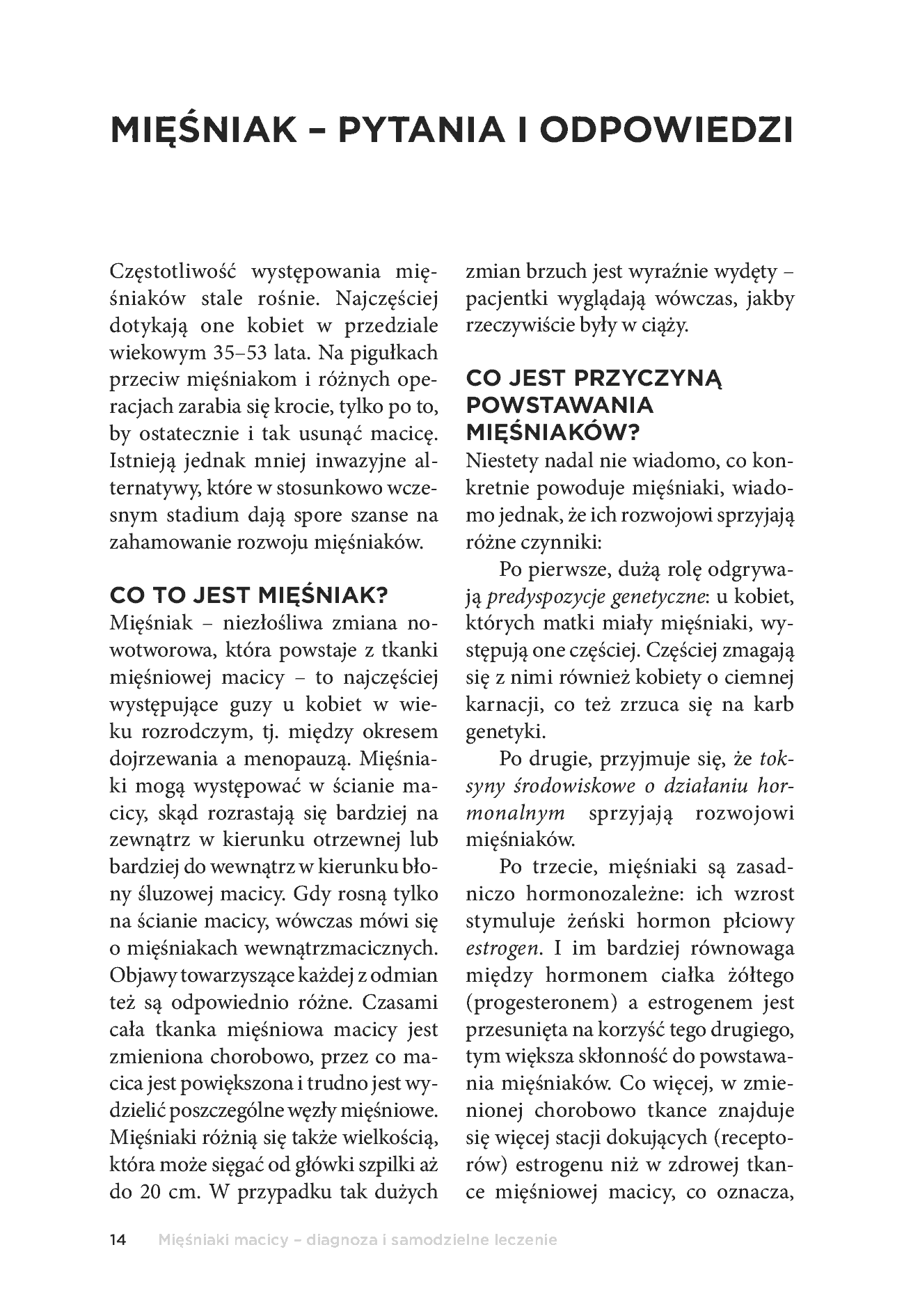 Fragment „Mięśniaki macicy. Diagnoza i samodzielne leczenie” — strona 12 z 20