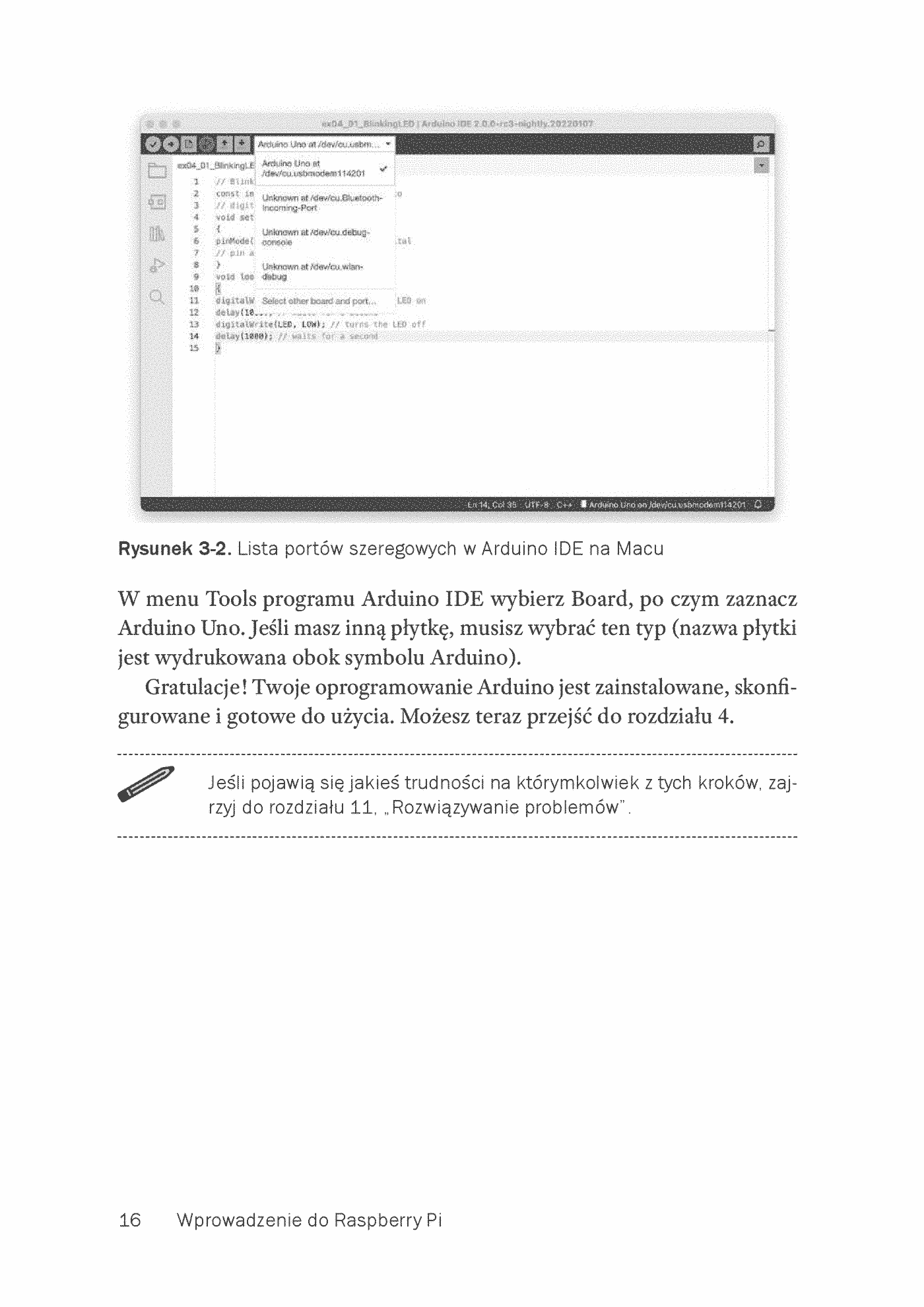 Fragment „Wprowadzenie do Arduino, wyd. II” — strona 29 z 30