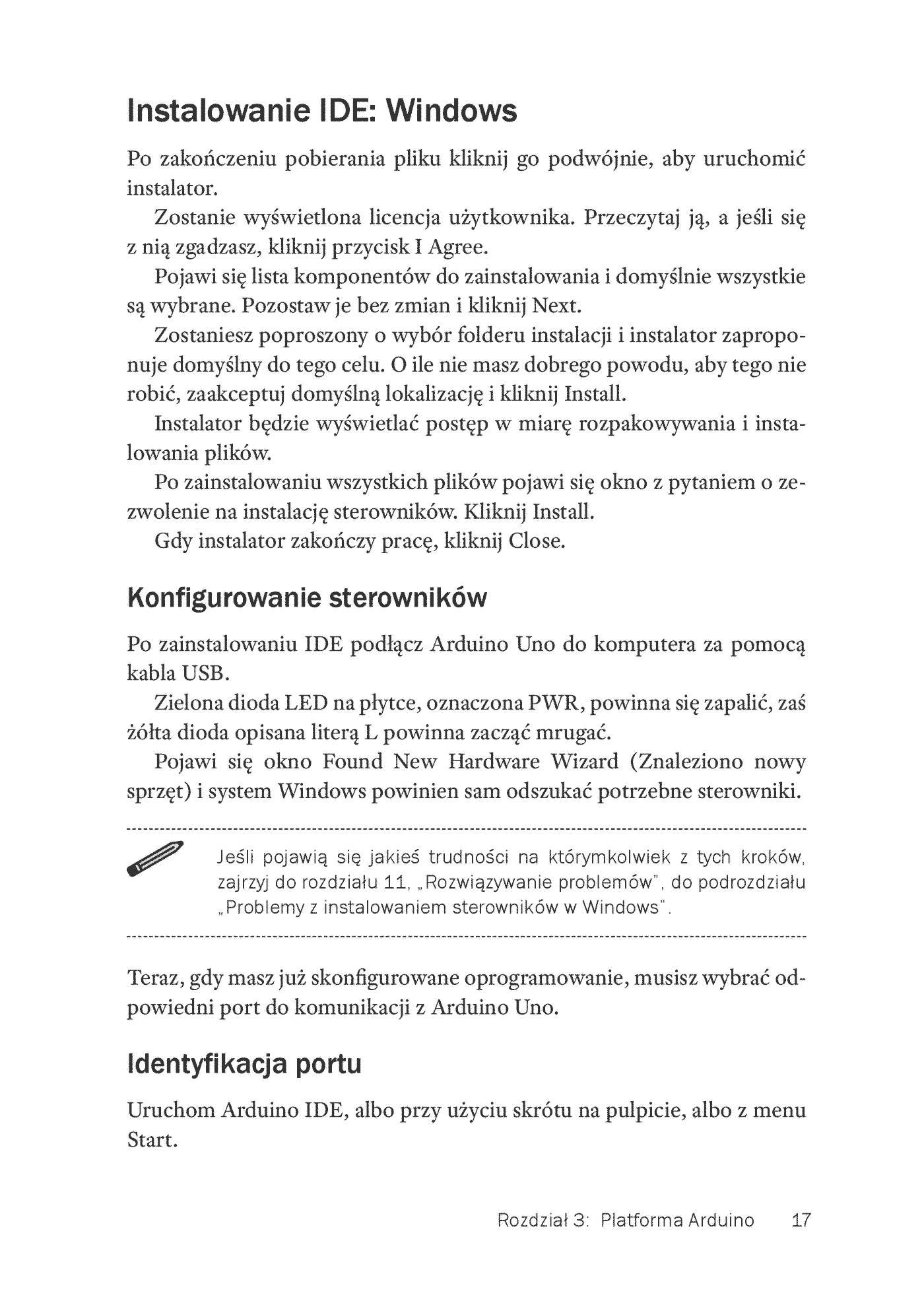 Fragment „Wprowadzenie do Arduino, wyd. II” — strona 30 z 30