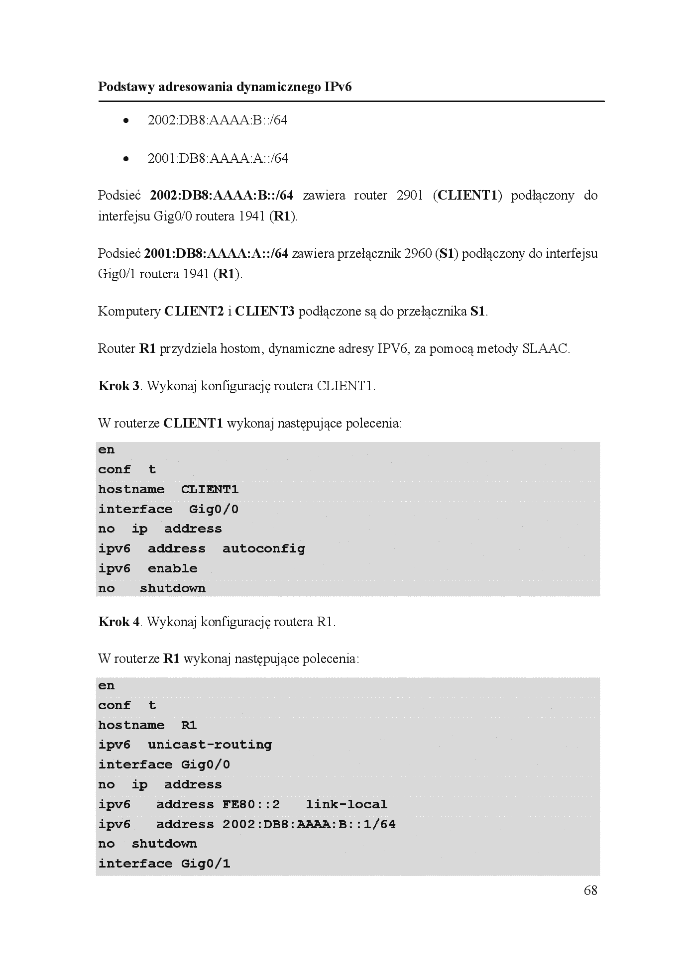 Fragment „Podstawy konfiguracji IPv6 dla technika i studenta IT z przykładami i ćwiczeniami w Packet Tracer” — strona 14 z 30