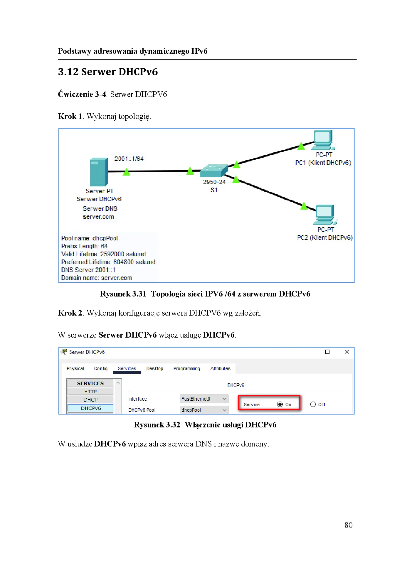 Fragment „Podstawy konfiguracji IPv6 dla technika i studenta IT z przykładami i ćwiczeniami w Packet Tracer” — strona 26 z 30