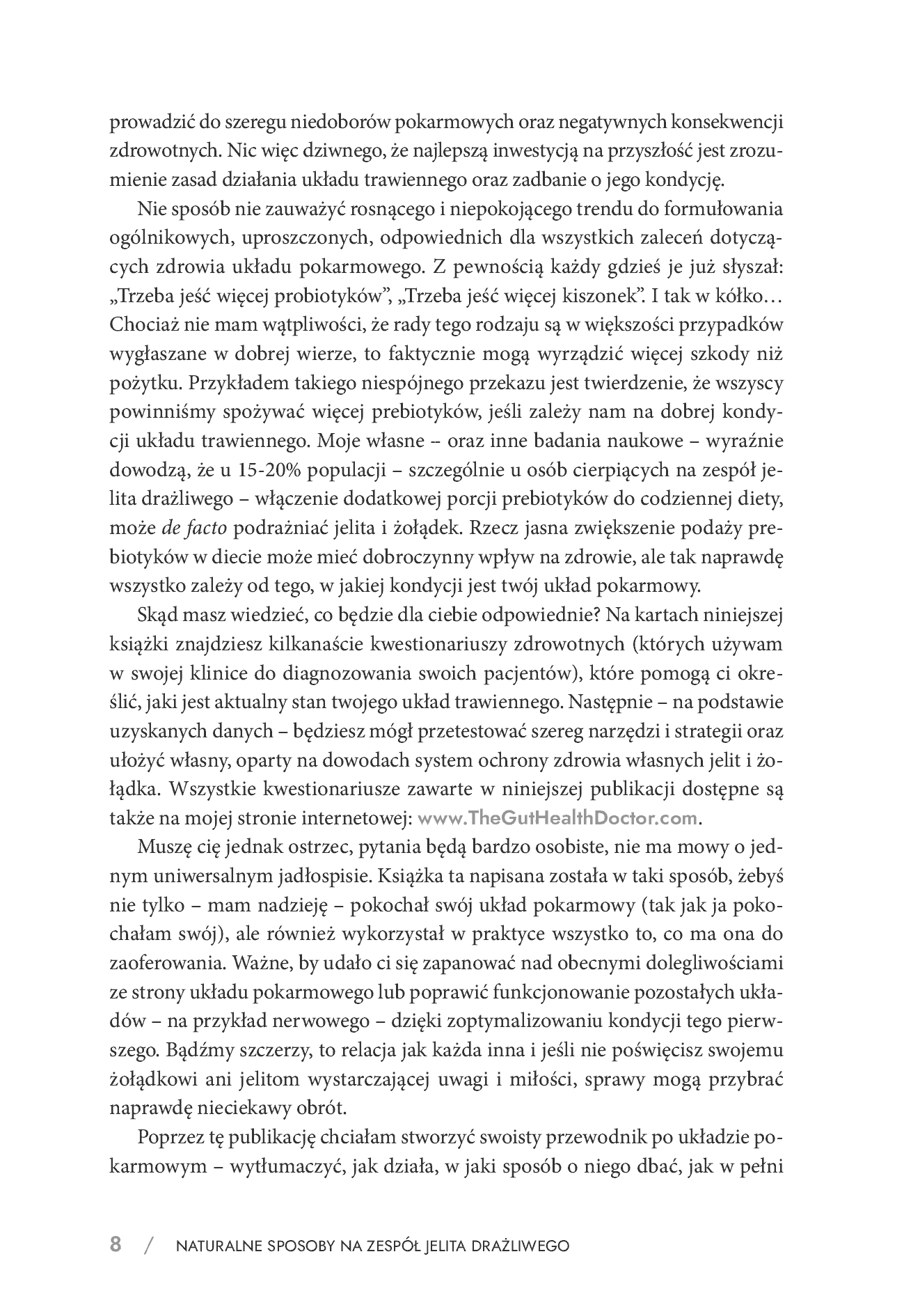 Fragment „Naturalne sposoby na zespół jelita drażliwego, nietolerancje pokarmowe, wzdęcia i zgagę” — strona 9 z 30