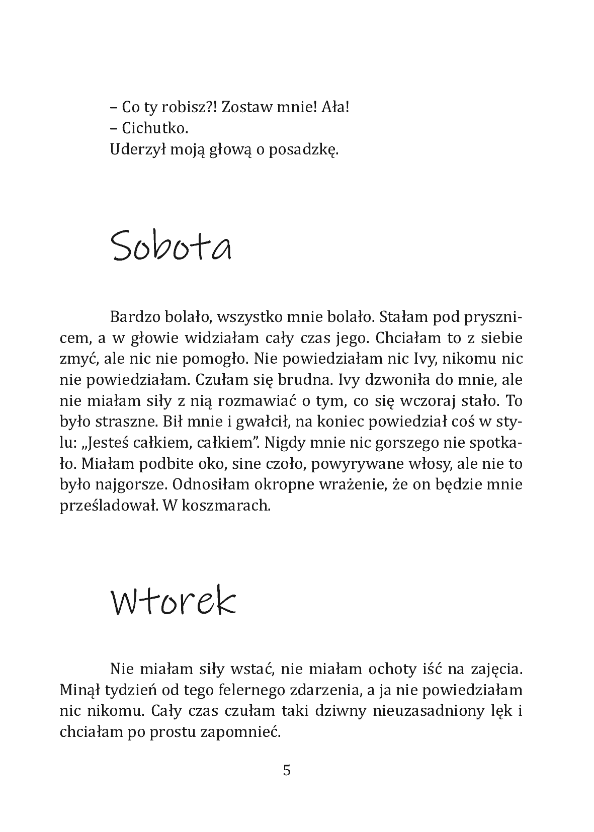 Fragment „Sandra Zamora - Jego laleczka” — strona 5 z 23
