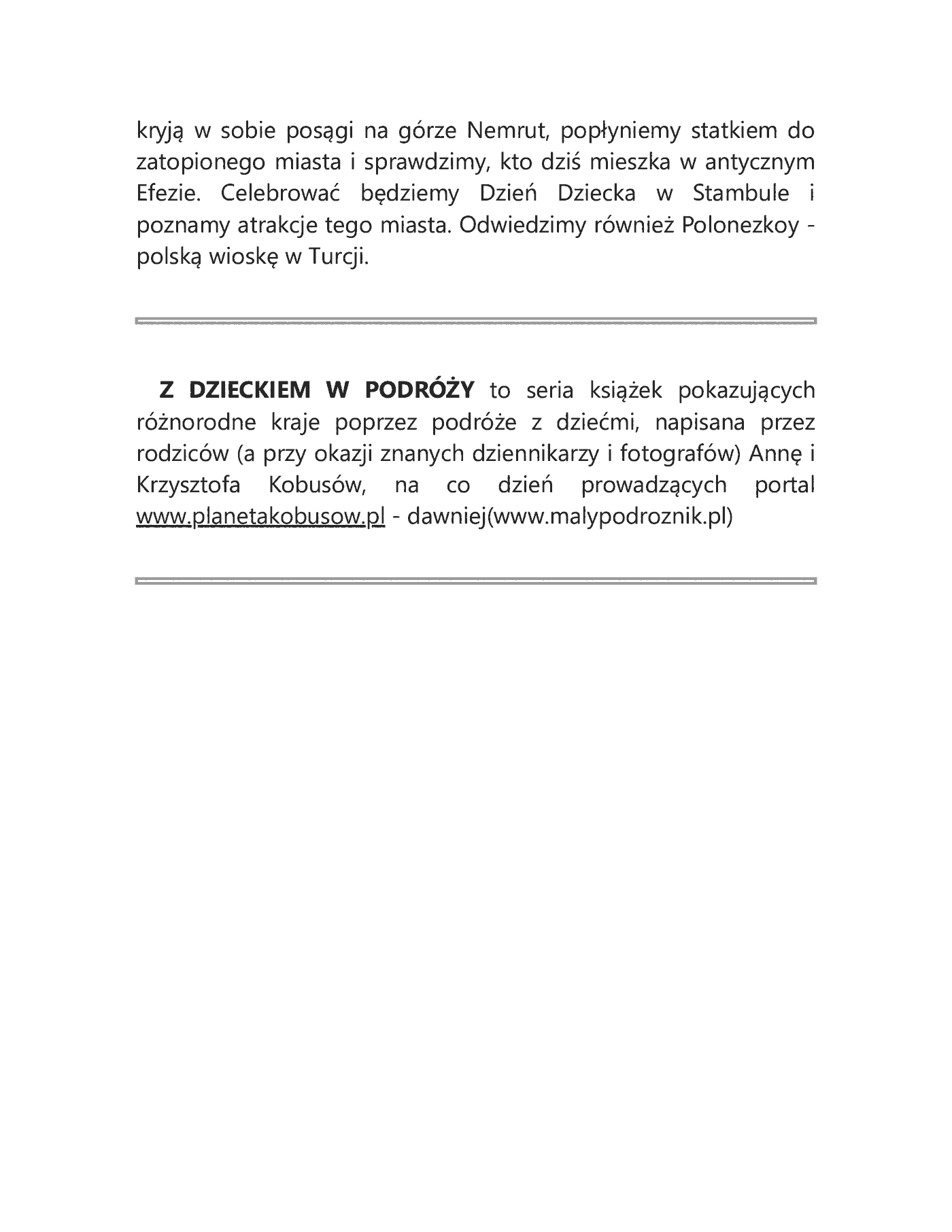 Fragment „Z dzieckiem w podróży - TURCJA” — strona 4 z 30