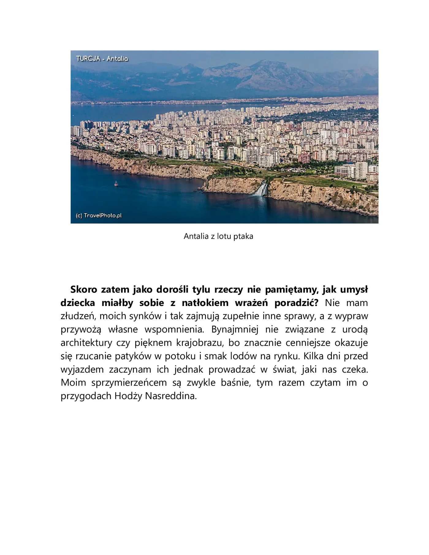 Fragment „Z dzieckiem w podróży - TURCJA” — strona 6 z 30