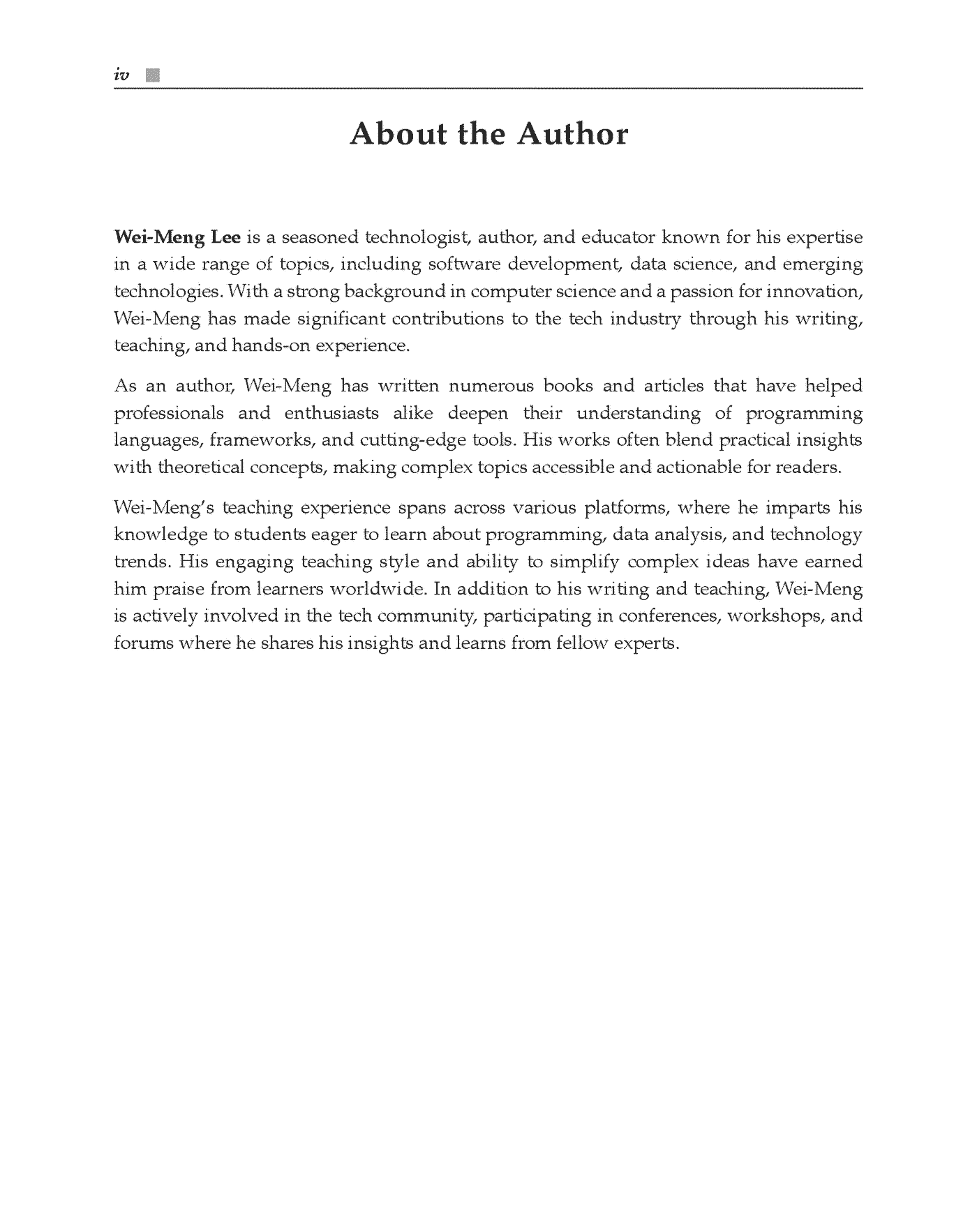 Fragment „Implementing Statistics with Python” — strona 4 z 27