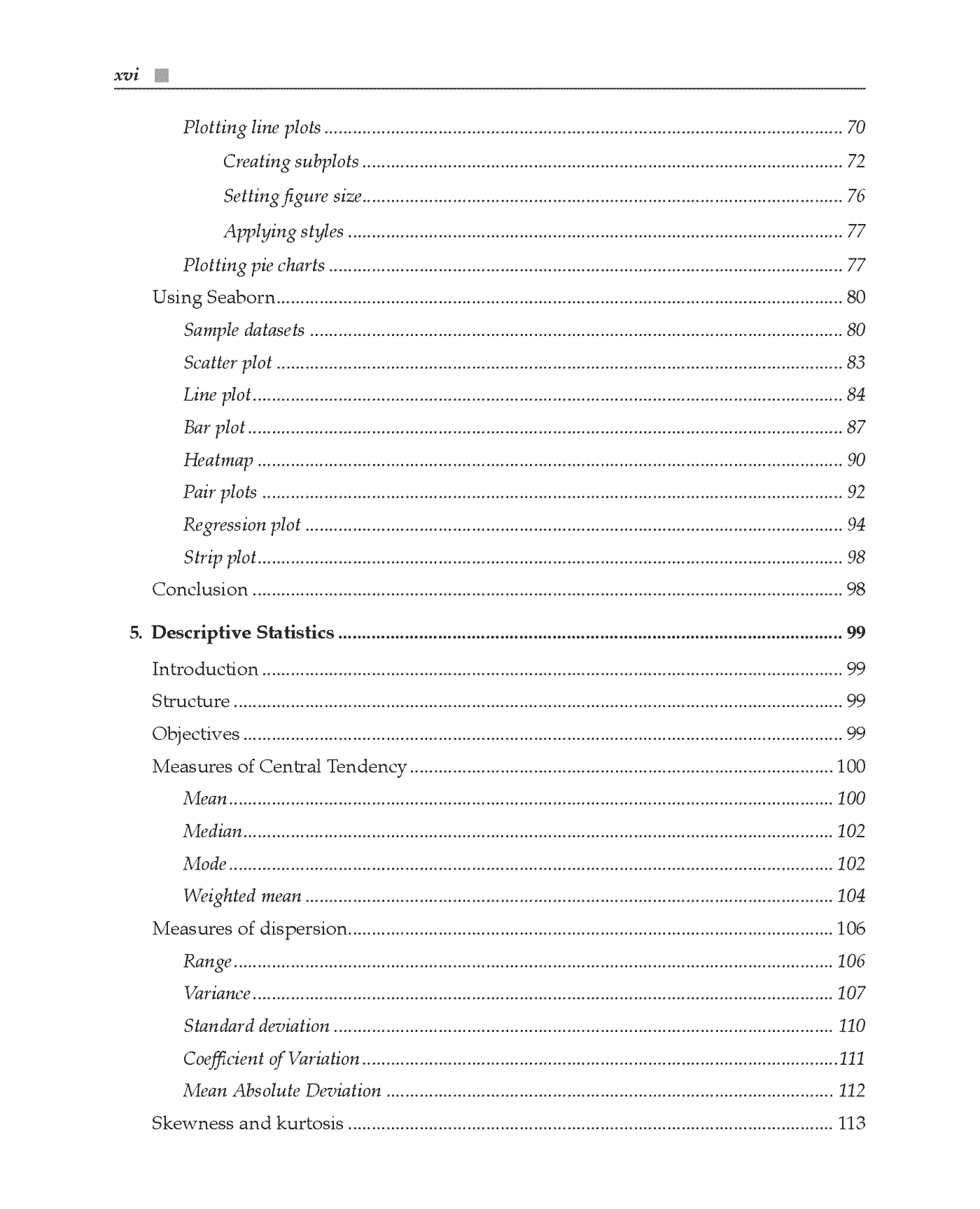 Fragment „Implementing Statistics with Python” — strona 16 z 27