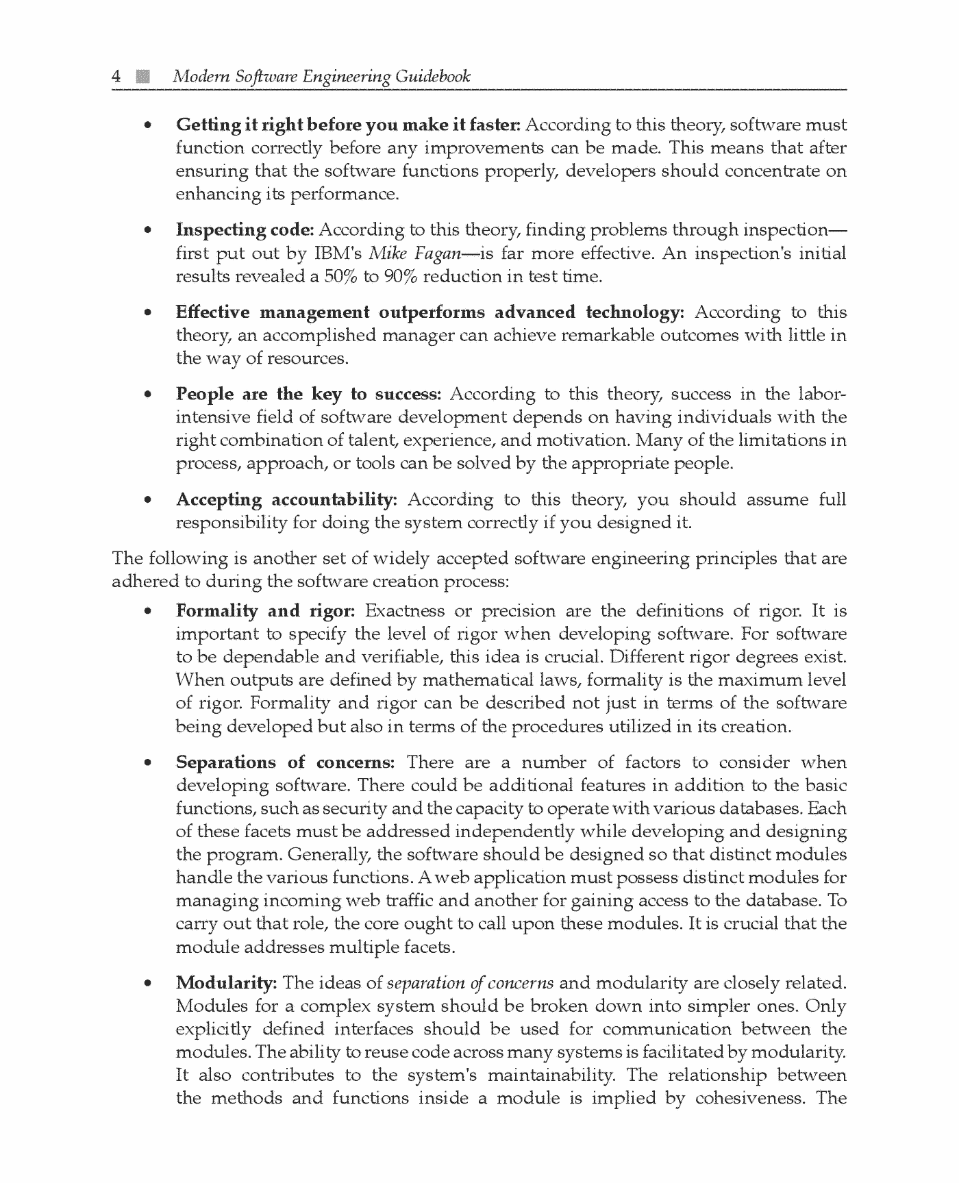 Fragment „Modern Software Engineering Guid” — strona 28 z 29