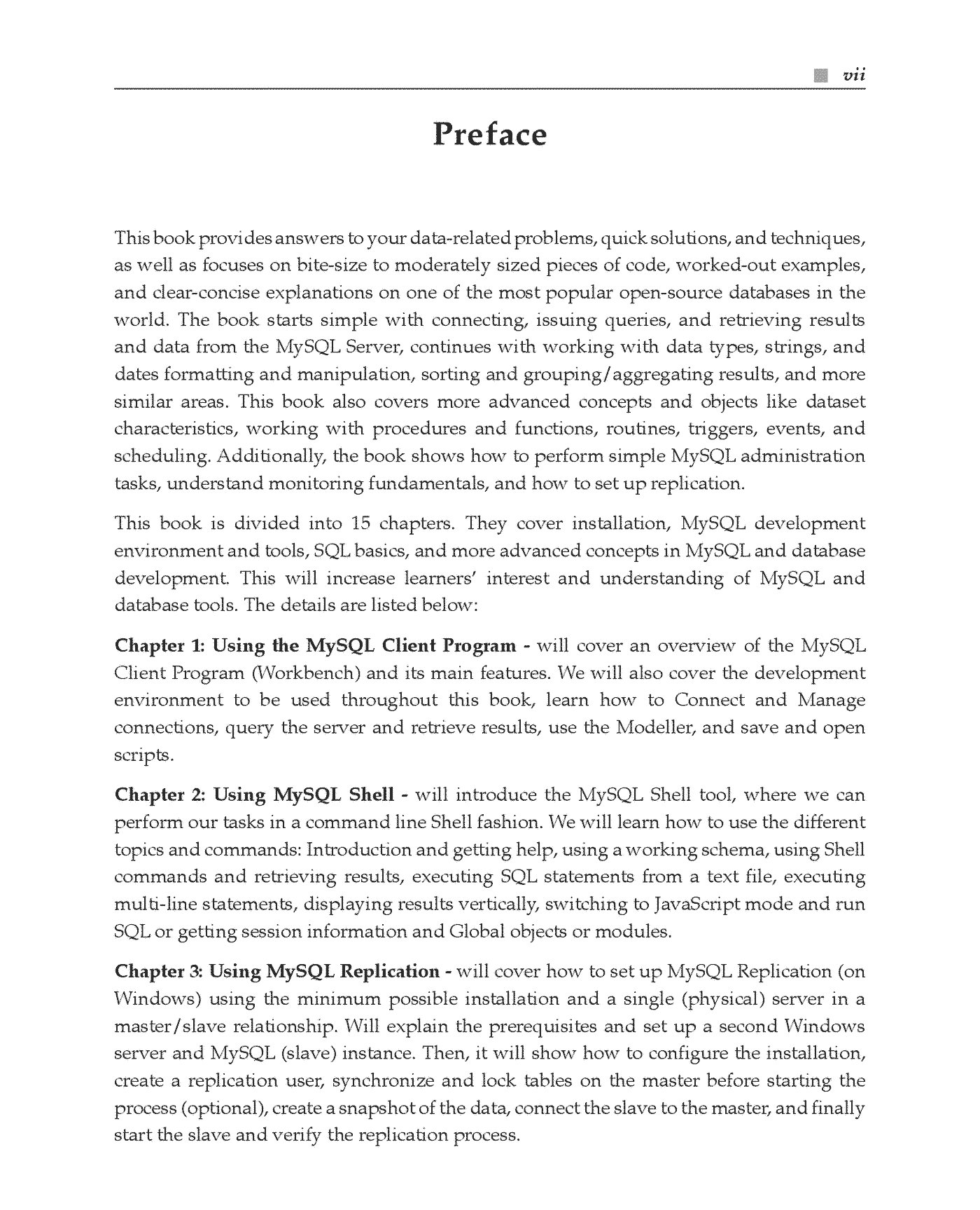 Fragment „MySQL Cookbook” — strona 7 z 25