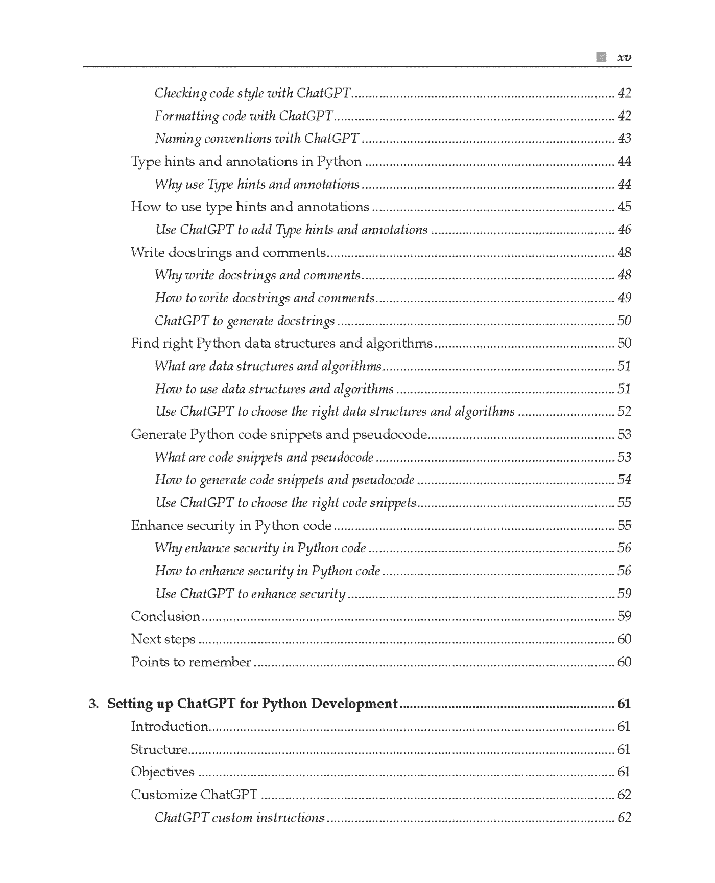 Fragment „Modern Python Programming using ChatGPT” — strona 15 z 30