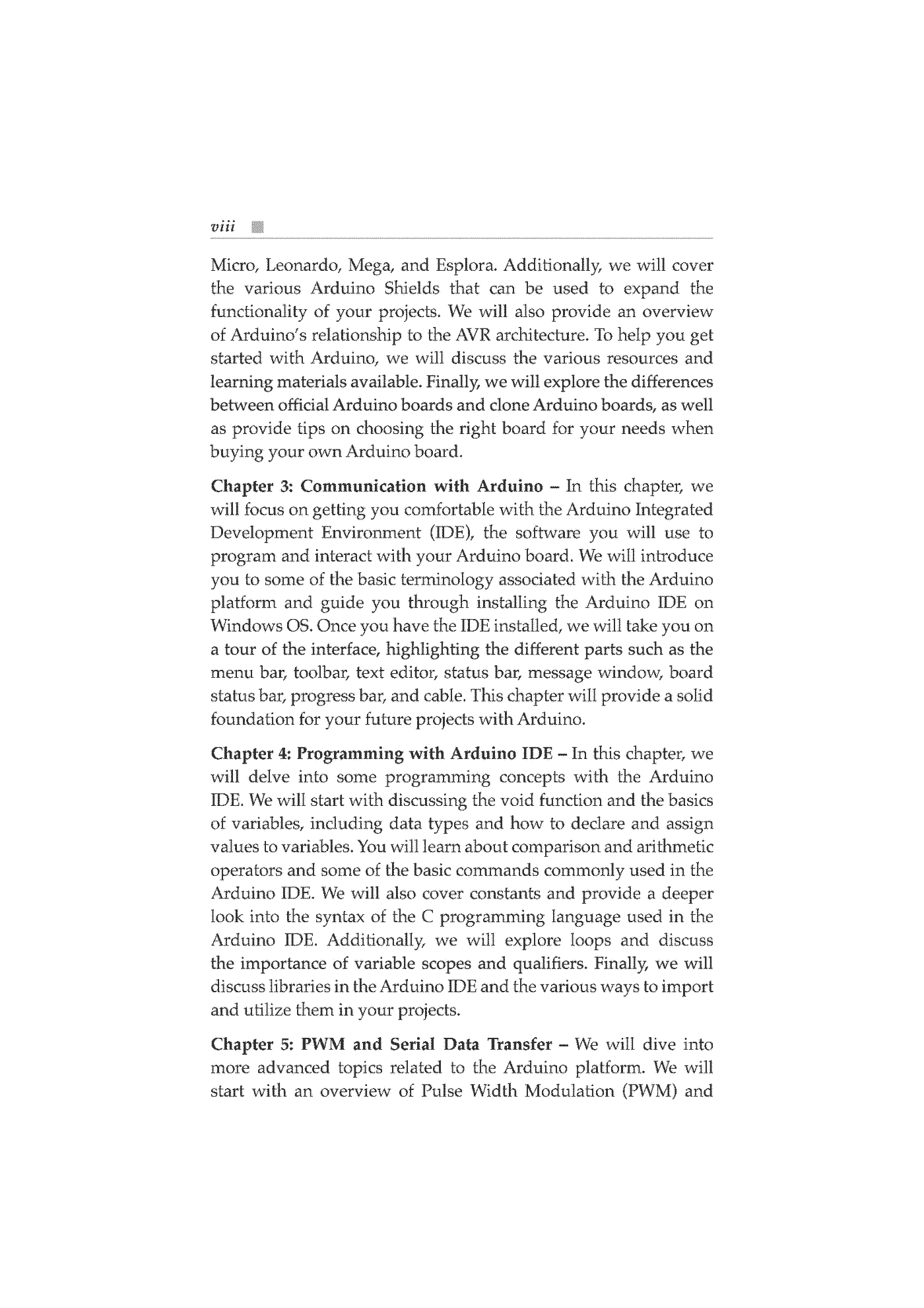 Fragment „Arduino Programming Projects” — strona 8 z 21