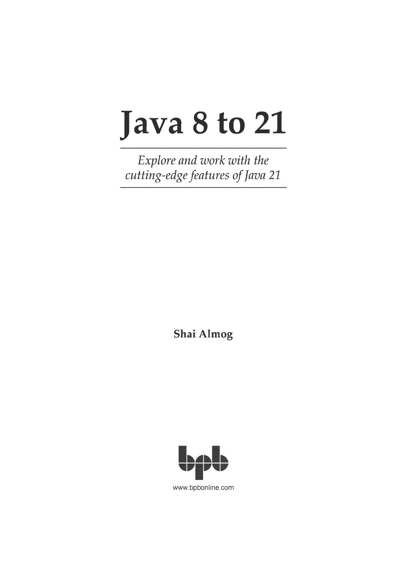 Fragment „Java 8 to 21” — strona 1 z 30