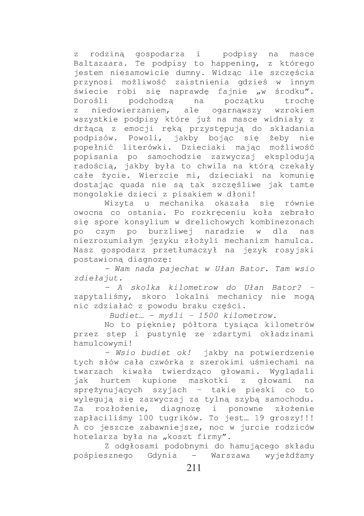 Fragment „Pickupem na początek światA” — strona 25 z 30