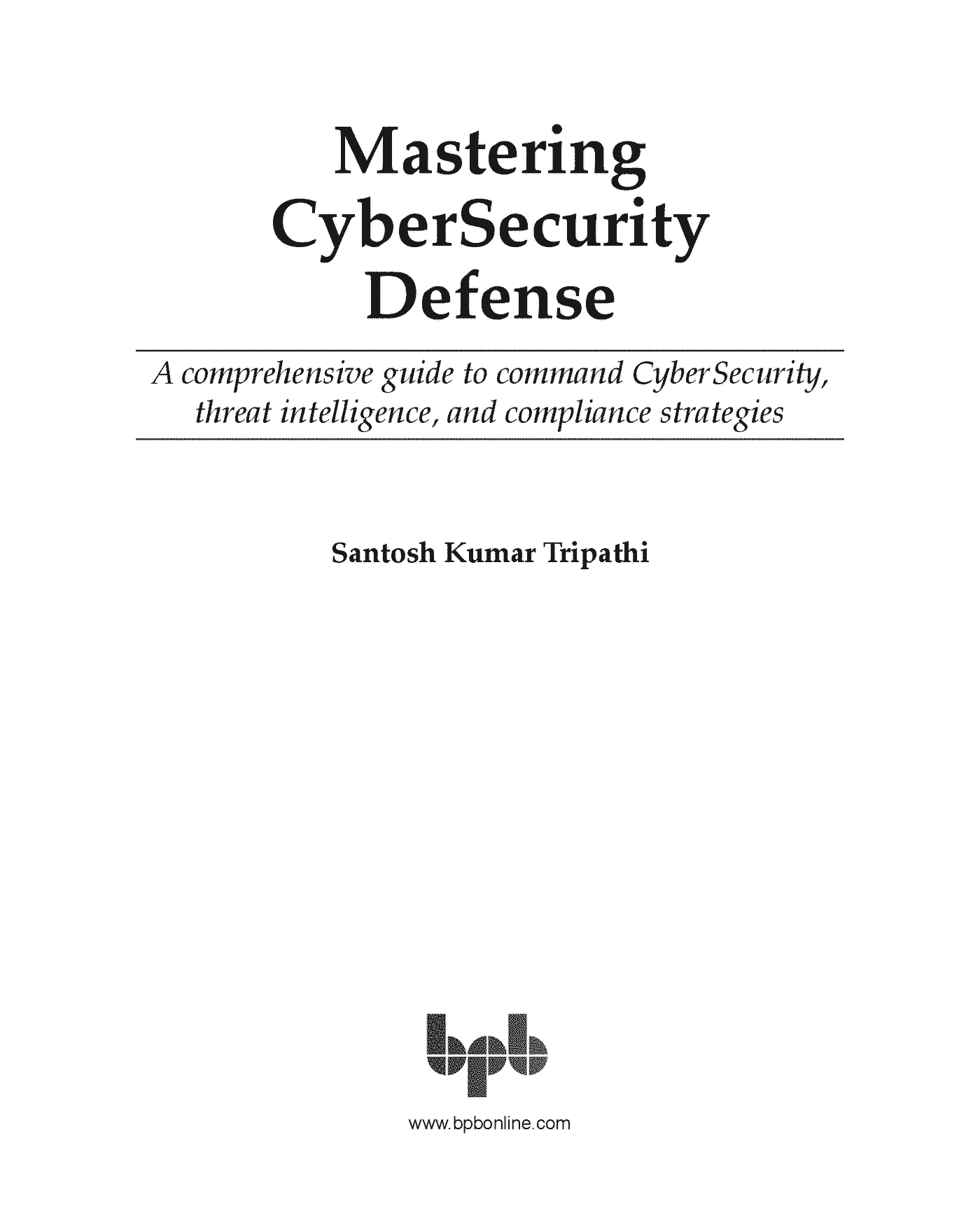 Fragment „Mastering CyberSecurity Defense” — strona 1 z 30