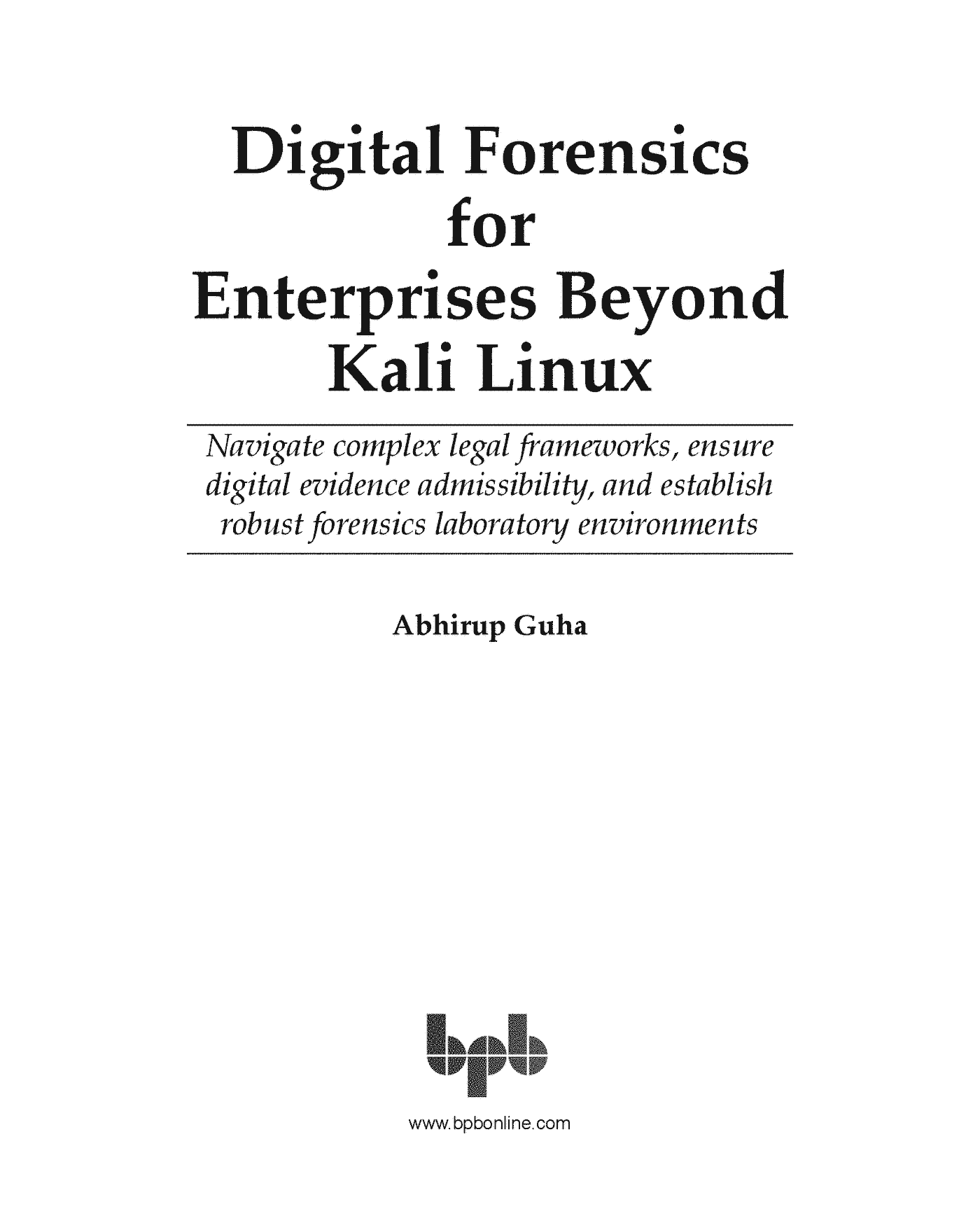 Fragment „Digital Forensics for Enterprises Beyond Kali Linux” — strona 1 z 27
