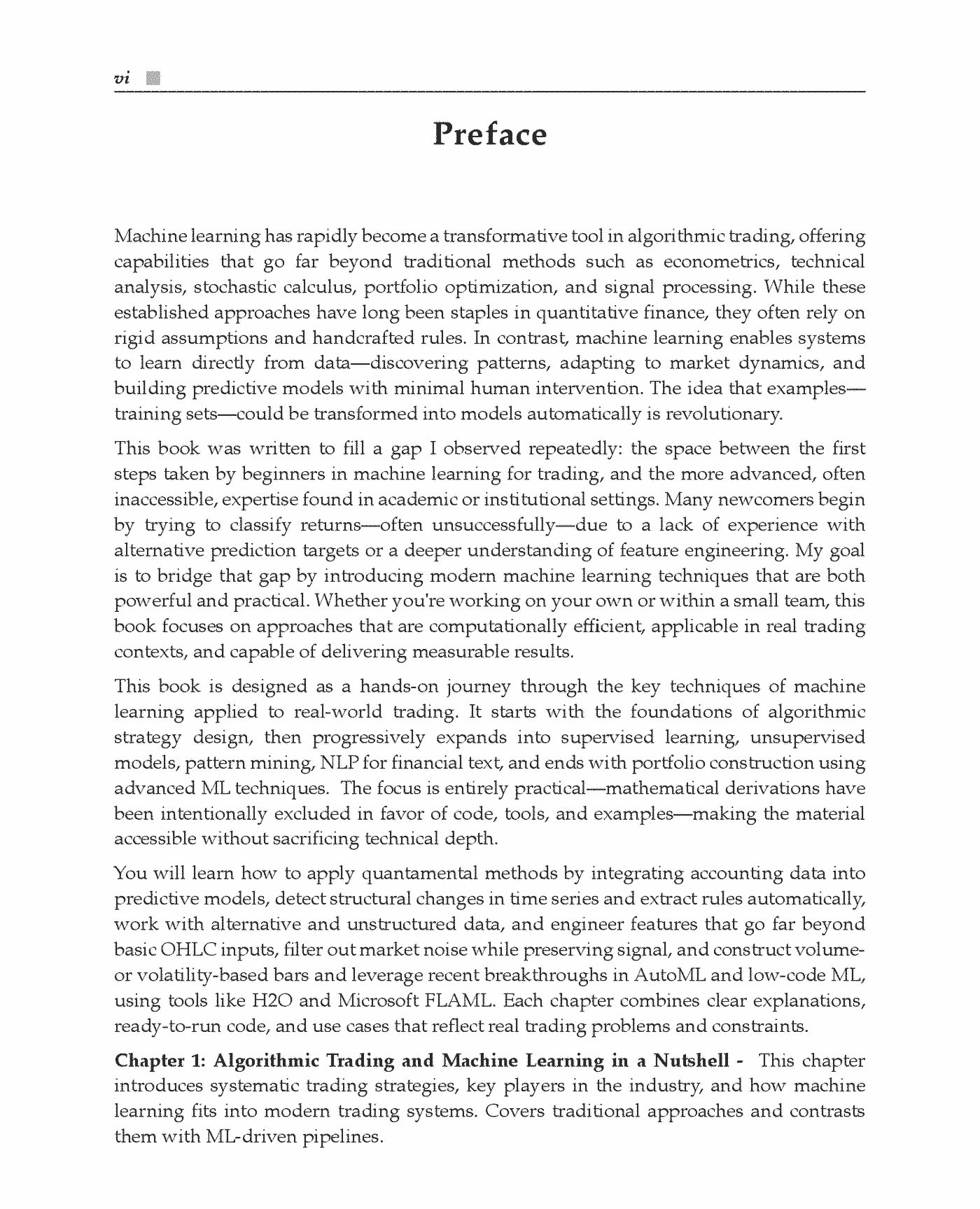 Fragment „High-performance Algorithmic Trading using Machine Learning” — strona 6 z 25