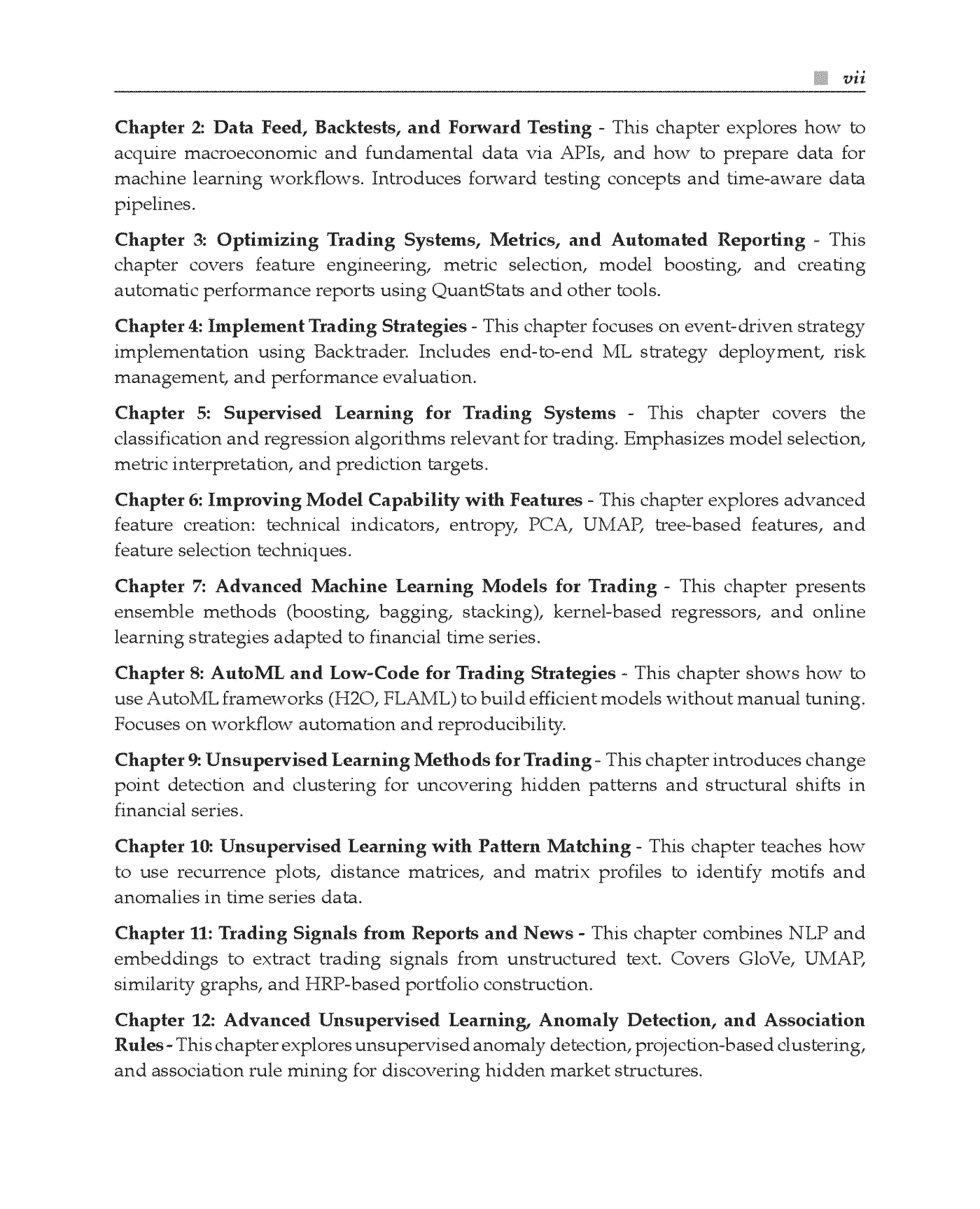 Fragment „High-performance Algorithmic Trading using Machine Learning” — strona 7 z 25