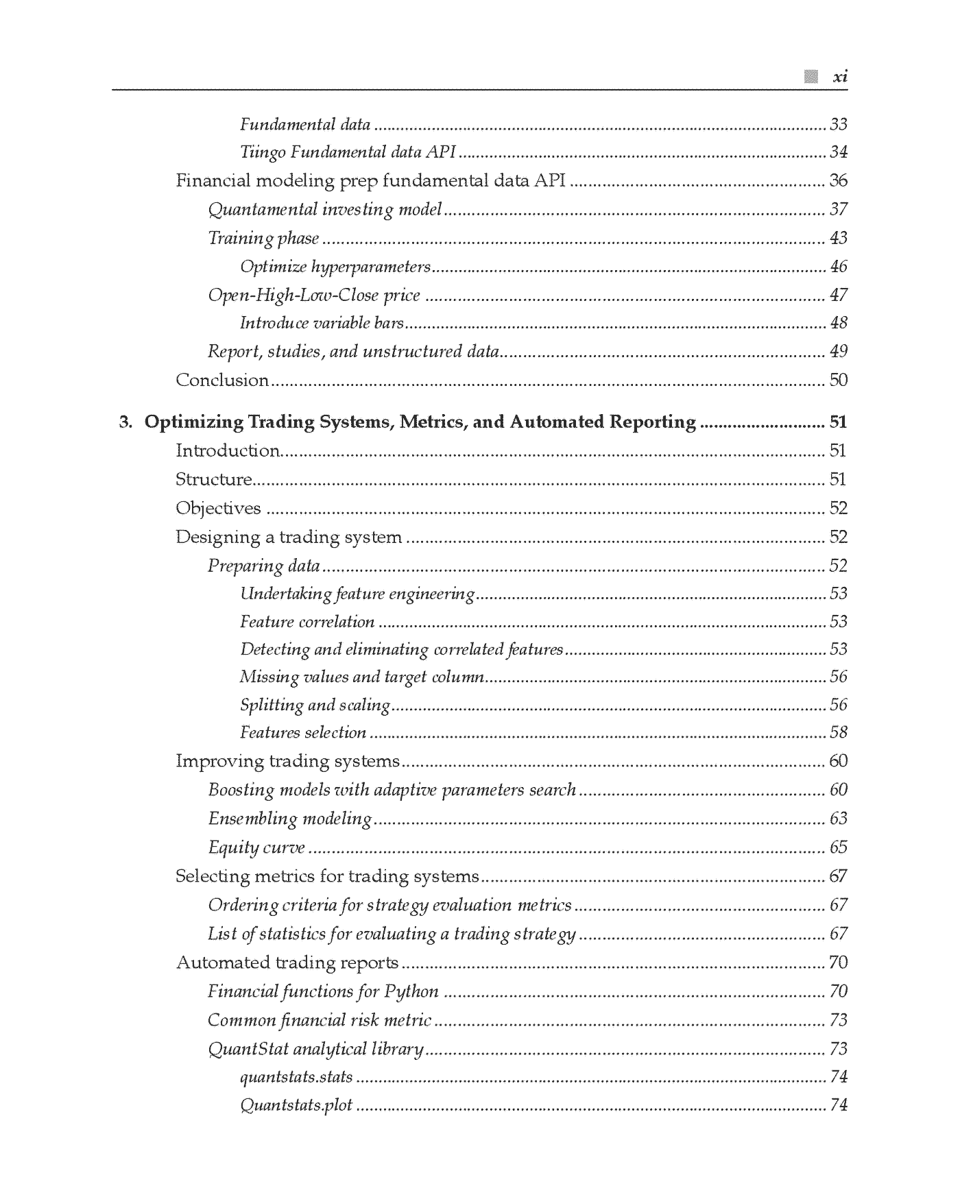 Fragment „High-performance Algorithmic Trading using Machine Learning” — strona 11 z 25