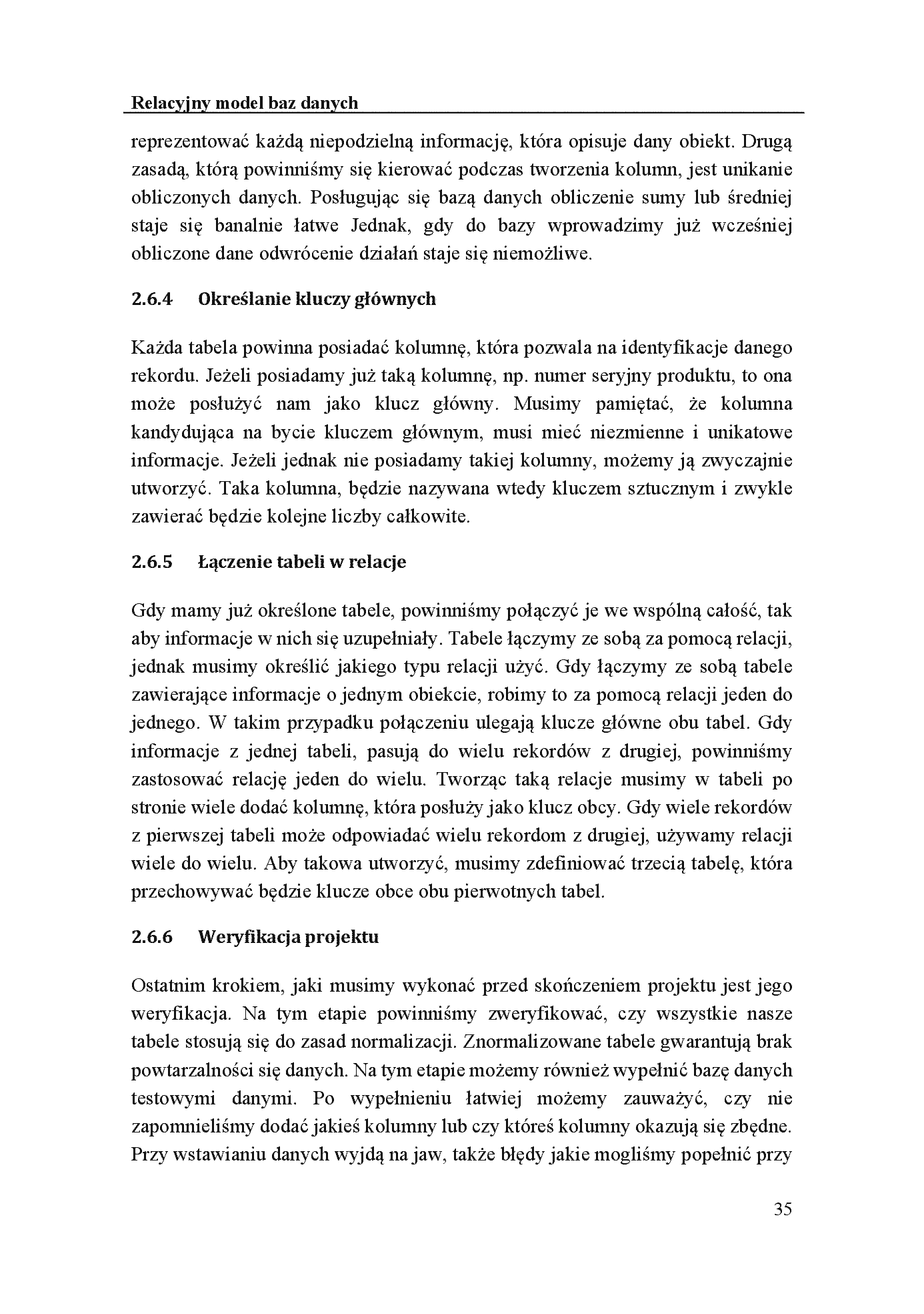 Fragment „Bazy danych dla studenta, technika informatyka i programisty” — strona 17 z 20
