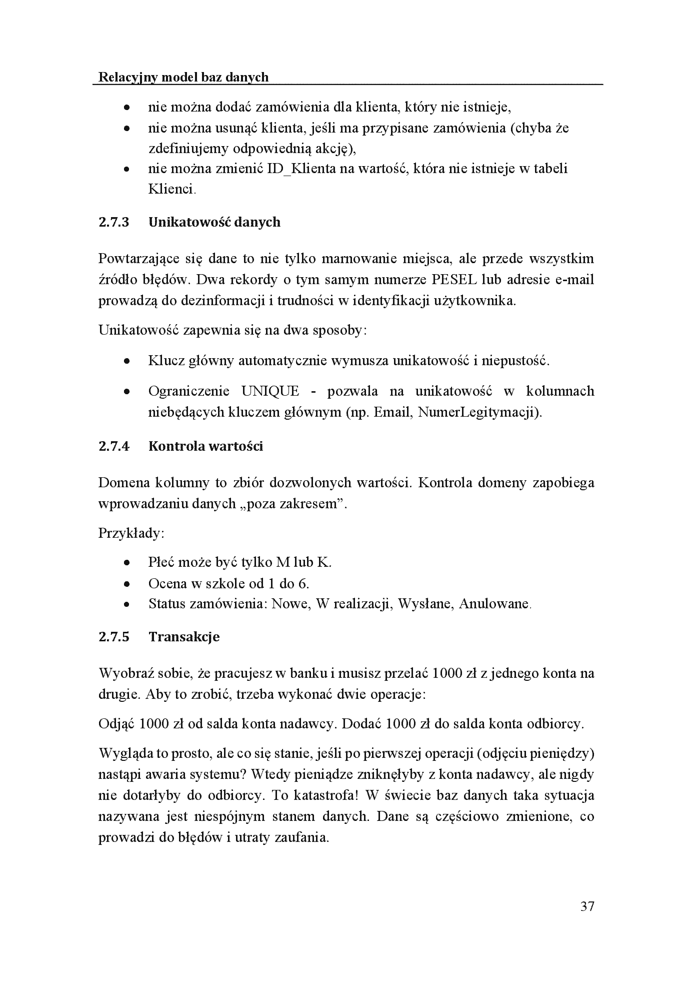 Fragment „Bazy danych dla studenta, technika informatyka i programisty” — strona 19 z 20