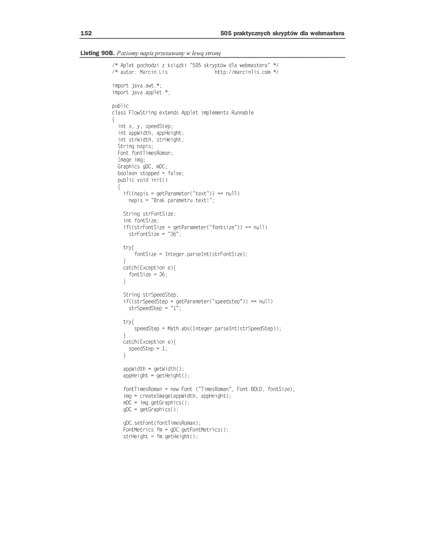Fragment „505 praktycznych skryptów dla webmastera” — strona 14 z 30
