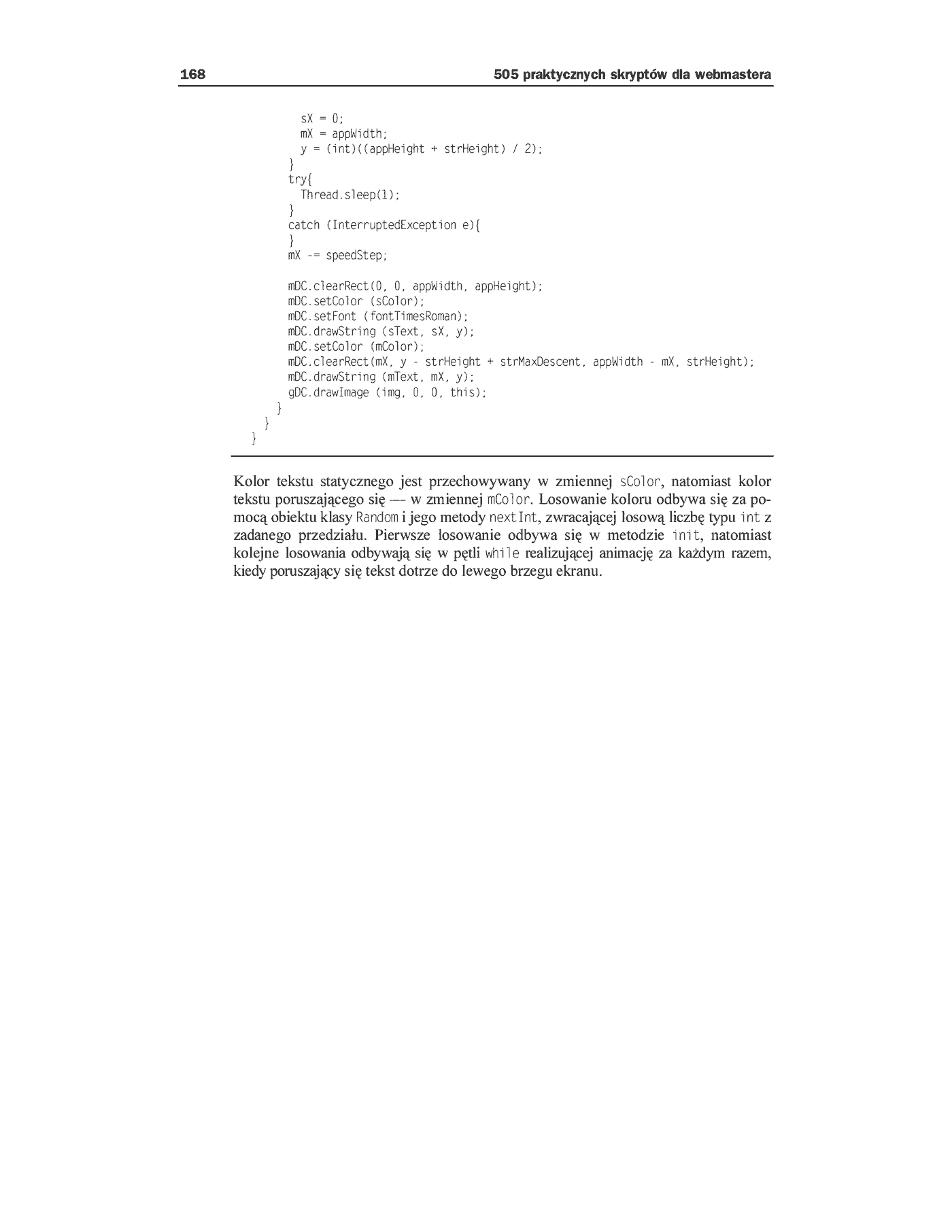 Fragment „505 praktycznych skryptów dla webmastera” — strona 30 z 30