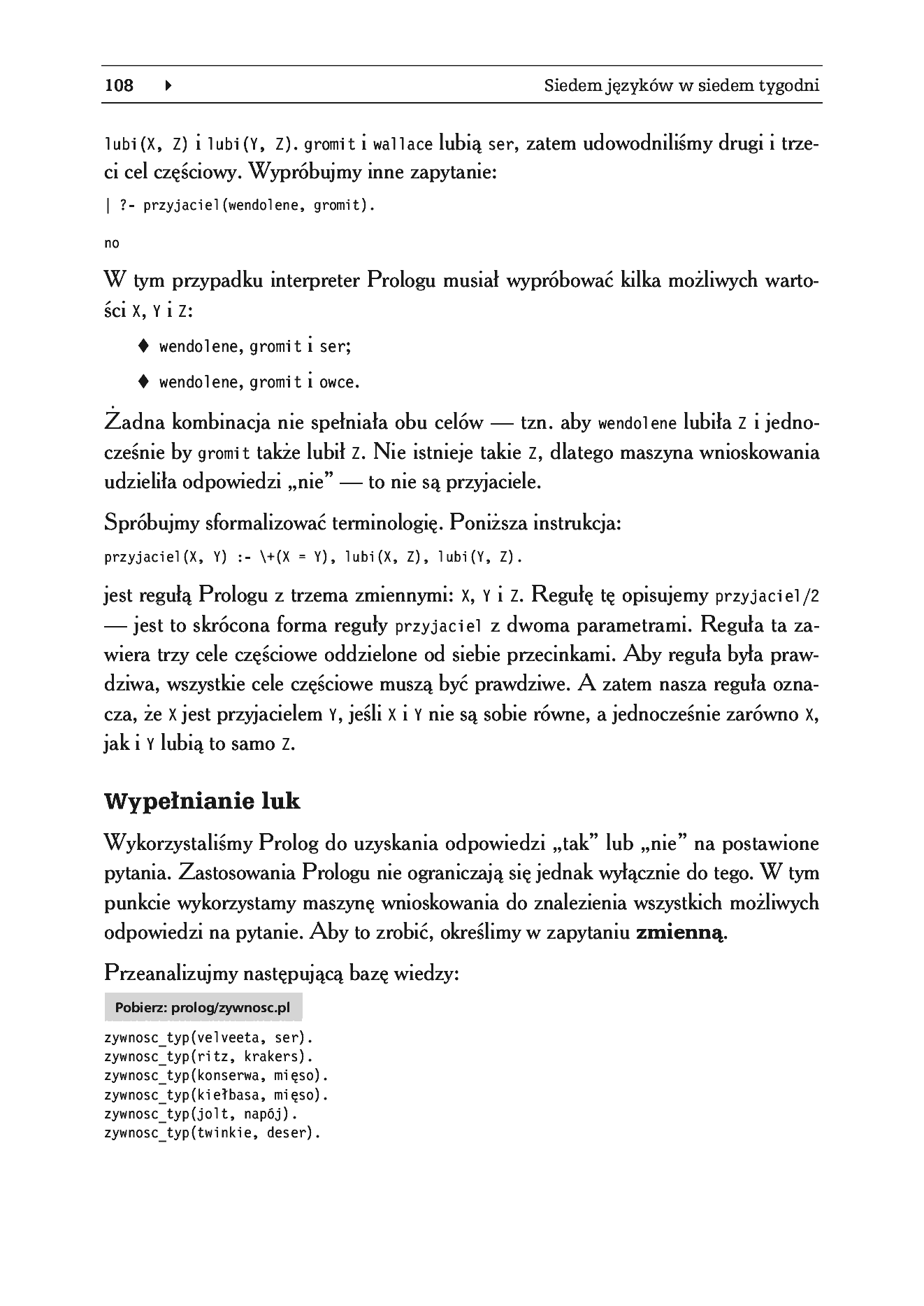 Fragment „Siedem języków w siedem tygodni. Praktyczny przewodnik nauki języków programowania” — strona 10 z 30