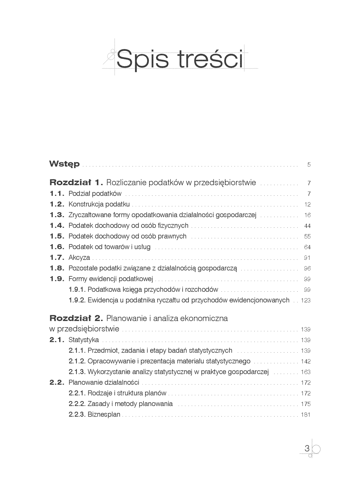 Fragment „Kwalifikacja A.35. Część 2. Planowanie i prowadzenie działalności w organizacji. Podręcznik do nauki zawodu technik ekonomista” — strona 3 z 30