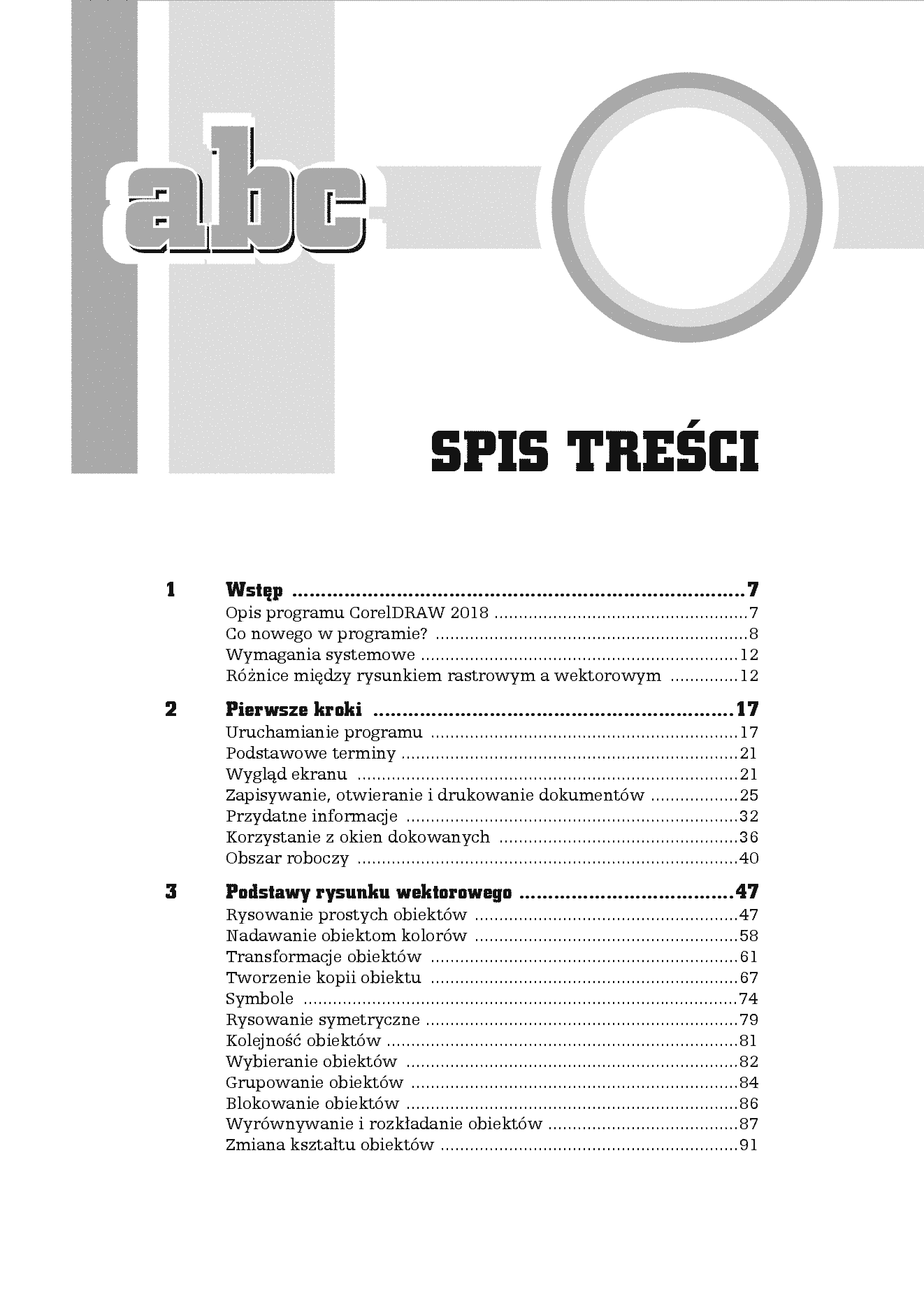 Fragment „ABC CorelDRAW 2018 PL” — strona 3 z 30