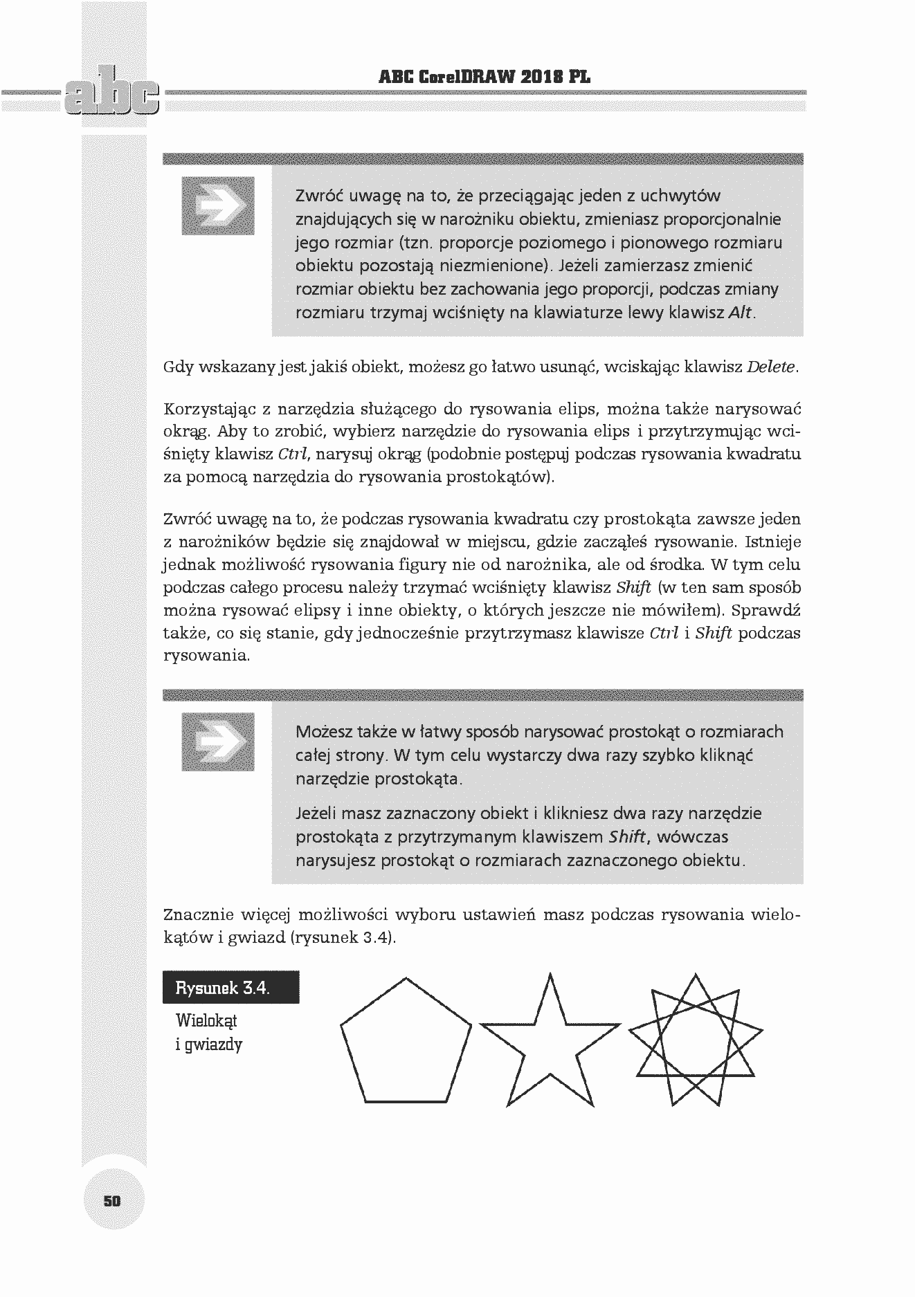 Fragment „ABC CorelDRAW 2018 PL” — strona 10 z 30