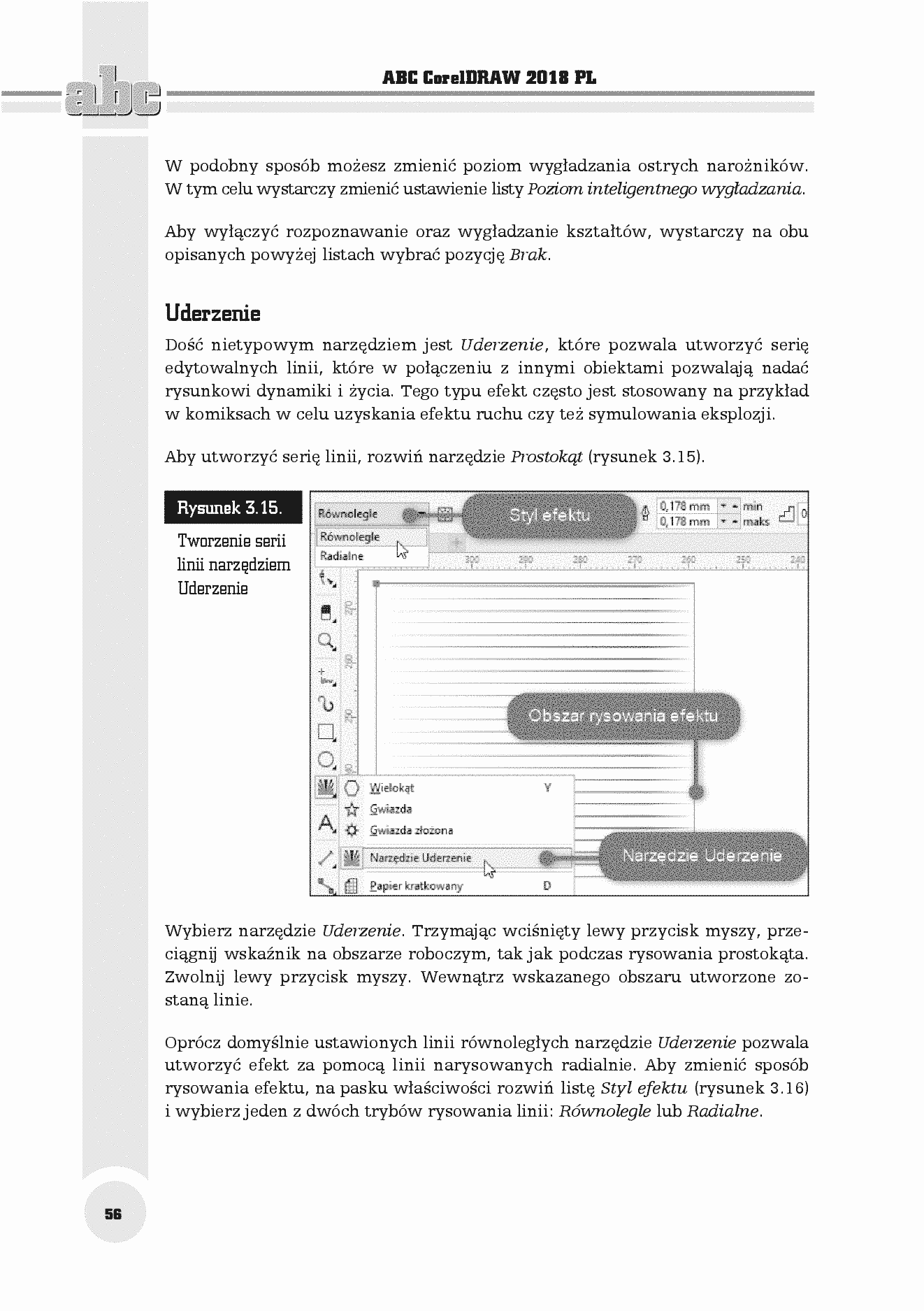 Fragment „ABC CorelDRAW 2018 PL” — strona 16 z 30