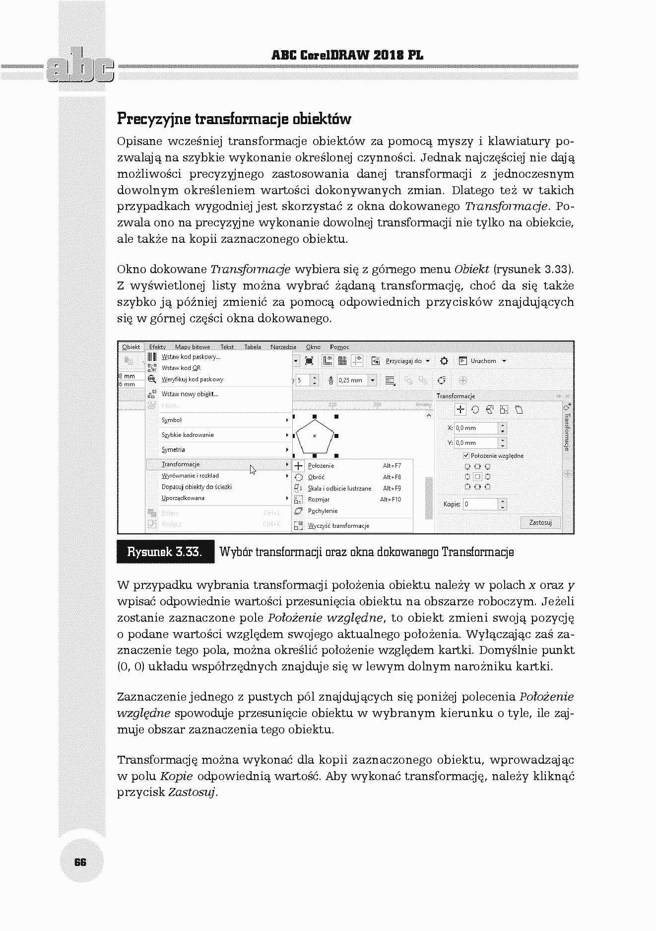 Fragment „ABC CorelDRAW 2018 PL” — strona 26 z 30