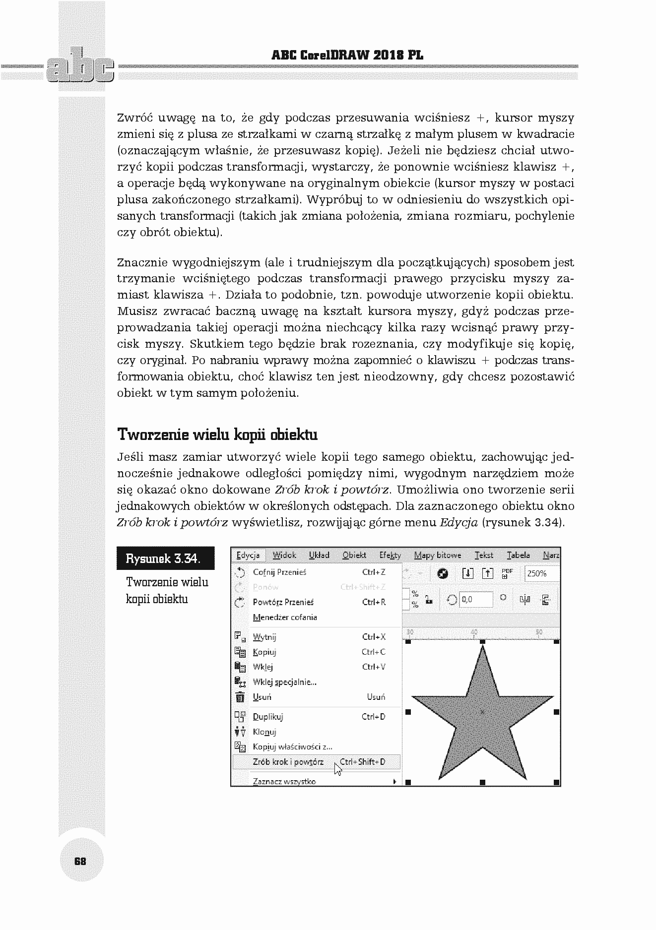 Fragment „ABC CorelDRAW 2018 PL” — strona 28 z 30