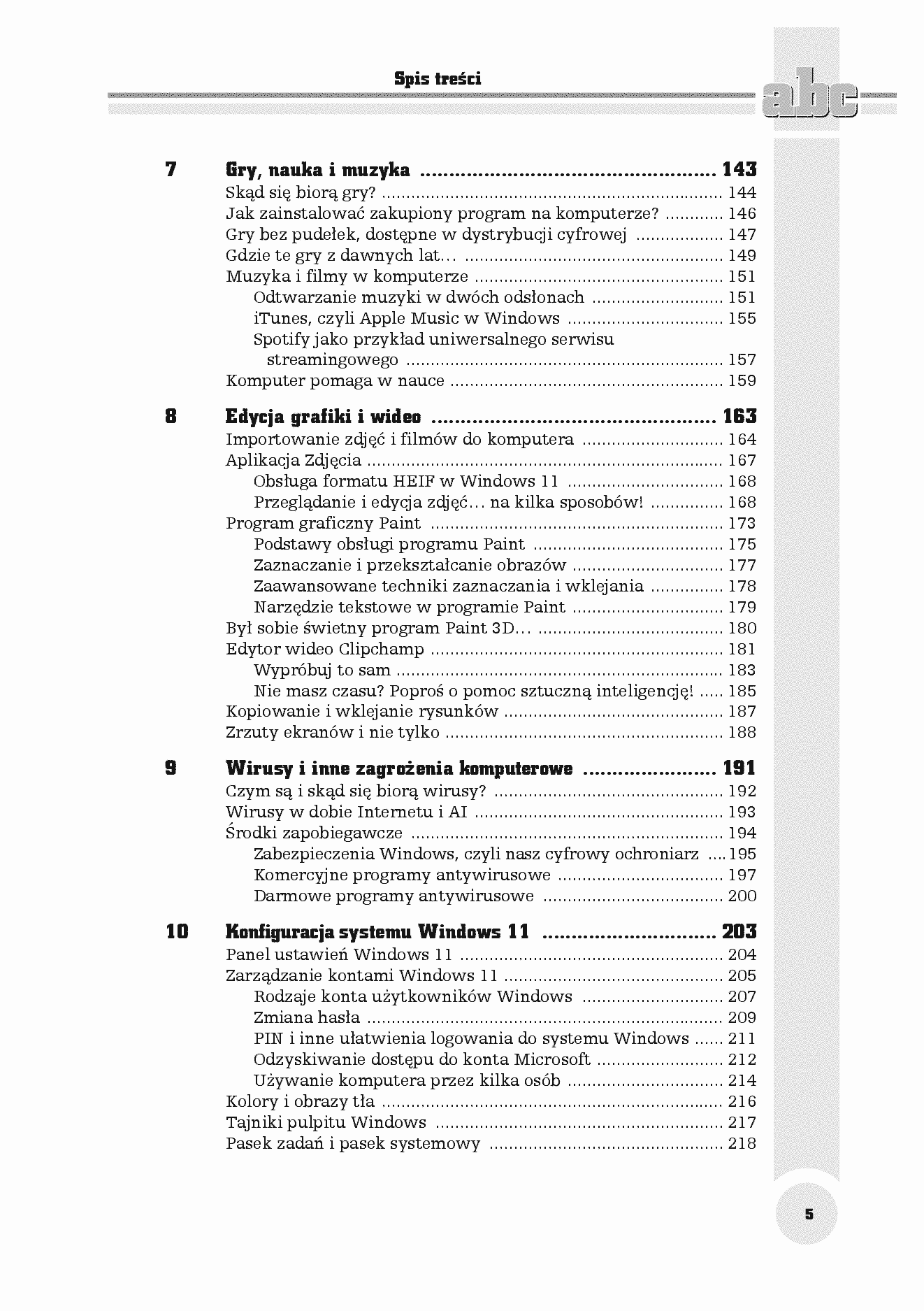Fragment „ABC komputera. Wydanie XIII. Komputer, Internet i sztuczna inteligencja” — strona 5 z 30