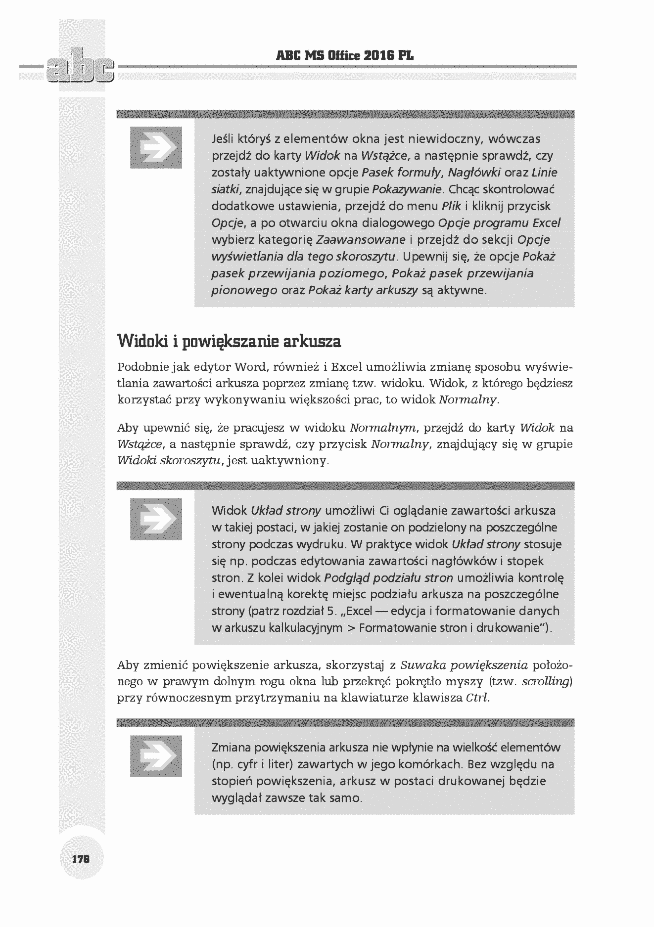 Fragment „ABC MS Office 2016 PL” — strona 14 z 30