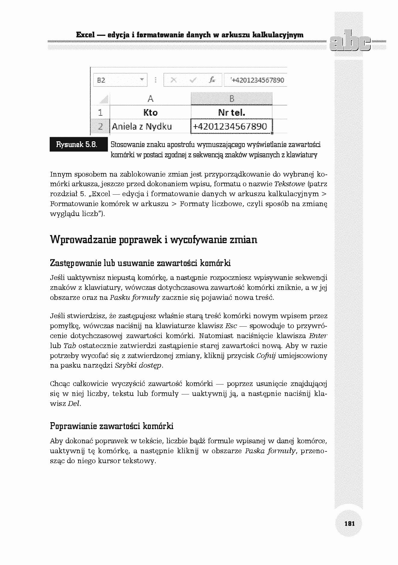 Fragment „ABC MS Office 2016 PL” — strona 19 z 30