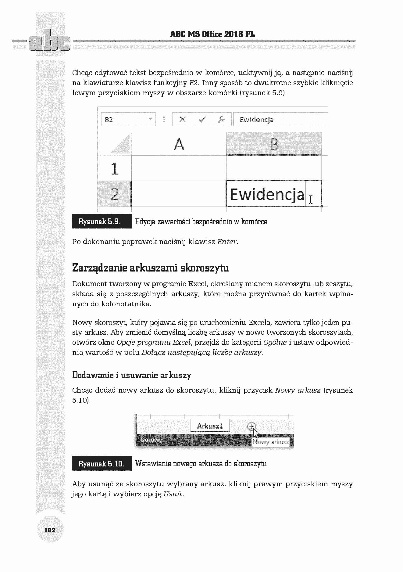 Fragment „ABC MS Office 2016 PL” — strona 20 z 30