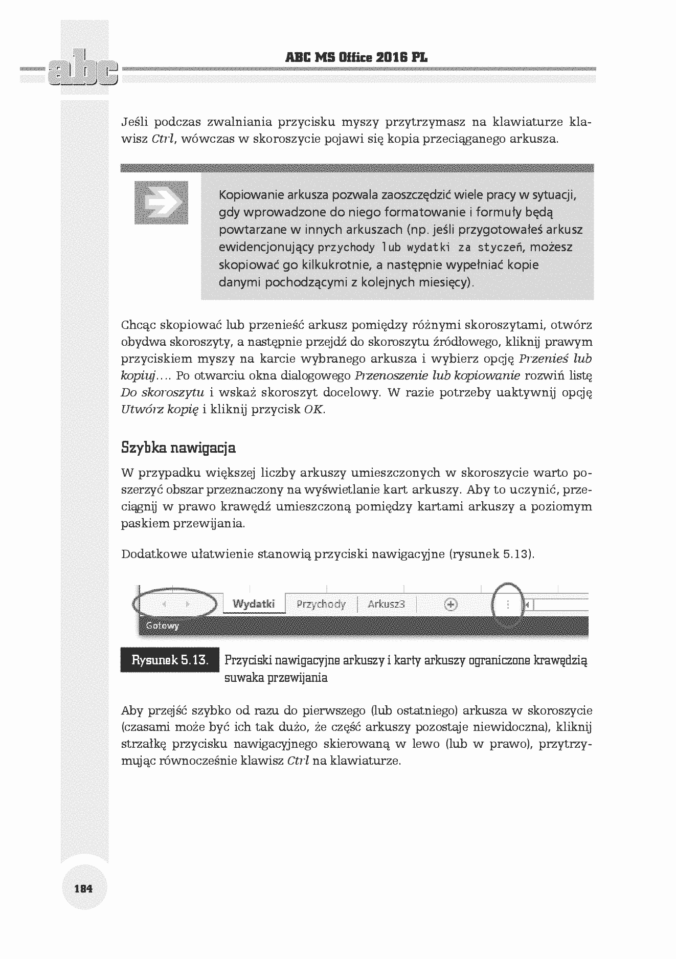 Fragment „ABC MS Office 2016 PL” — strona 22 z 30