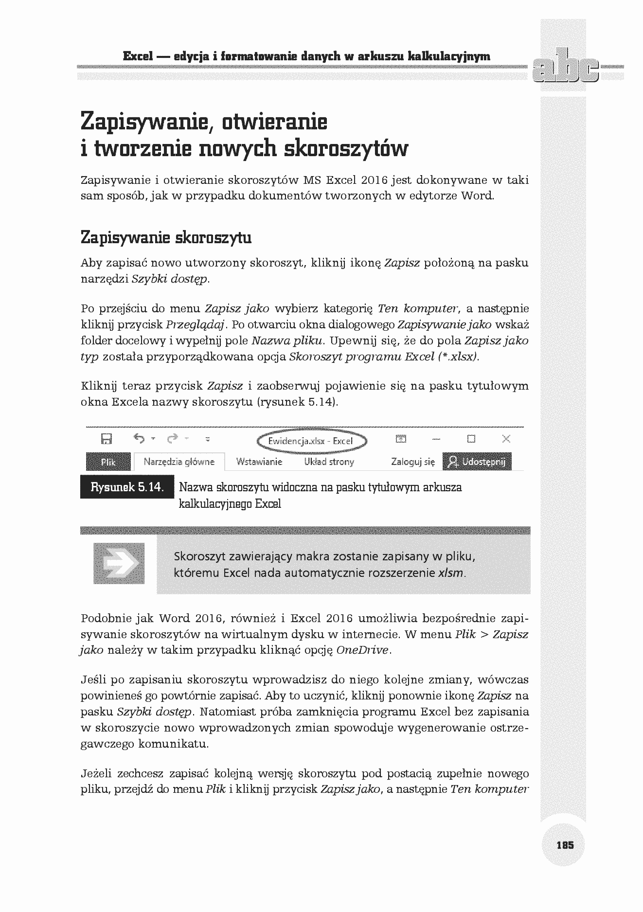 Fragment „ABC MS Office 2016 PL” — strona 23 z 30