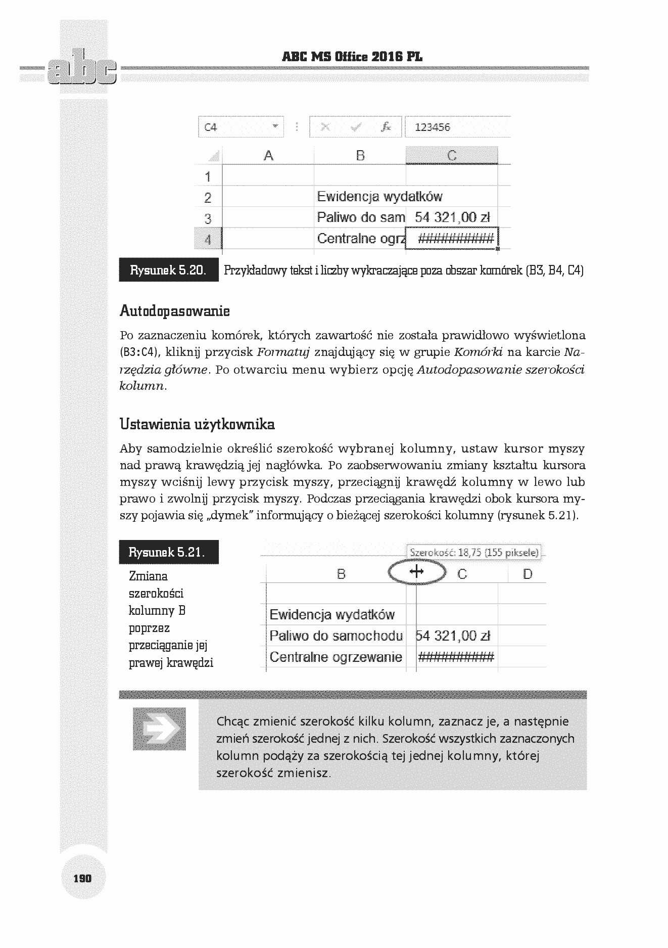 Fragment „ABC MS Office 2016 PL” — strona 28 z 30