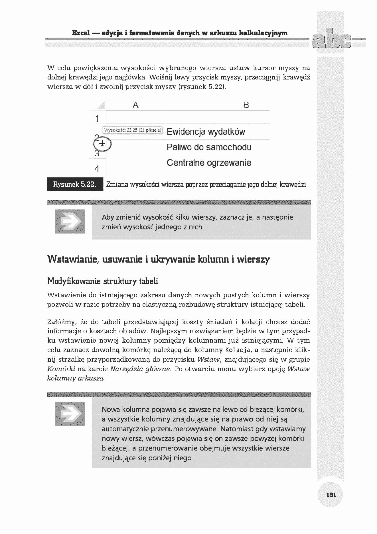 Fragment „ABC MS Office 2016 PL” — strona 29 z 30