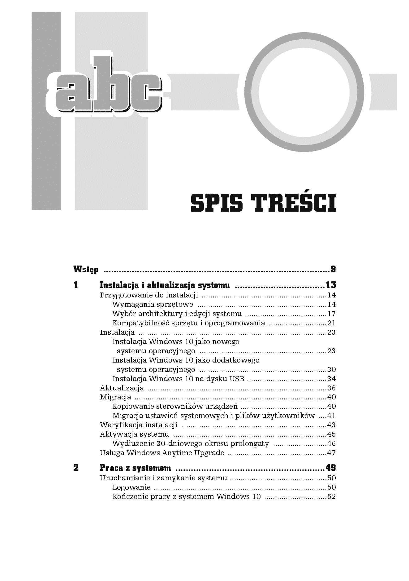 Fragment „ABC systemu Windows 10 PL” — strona 3 z 30