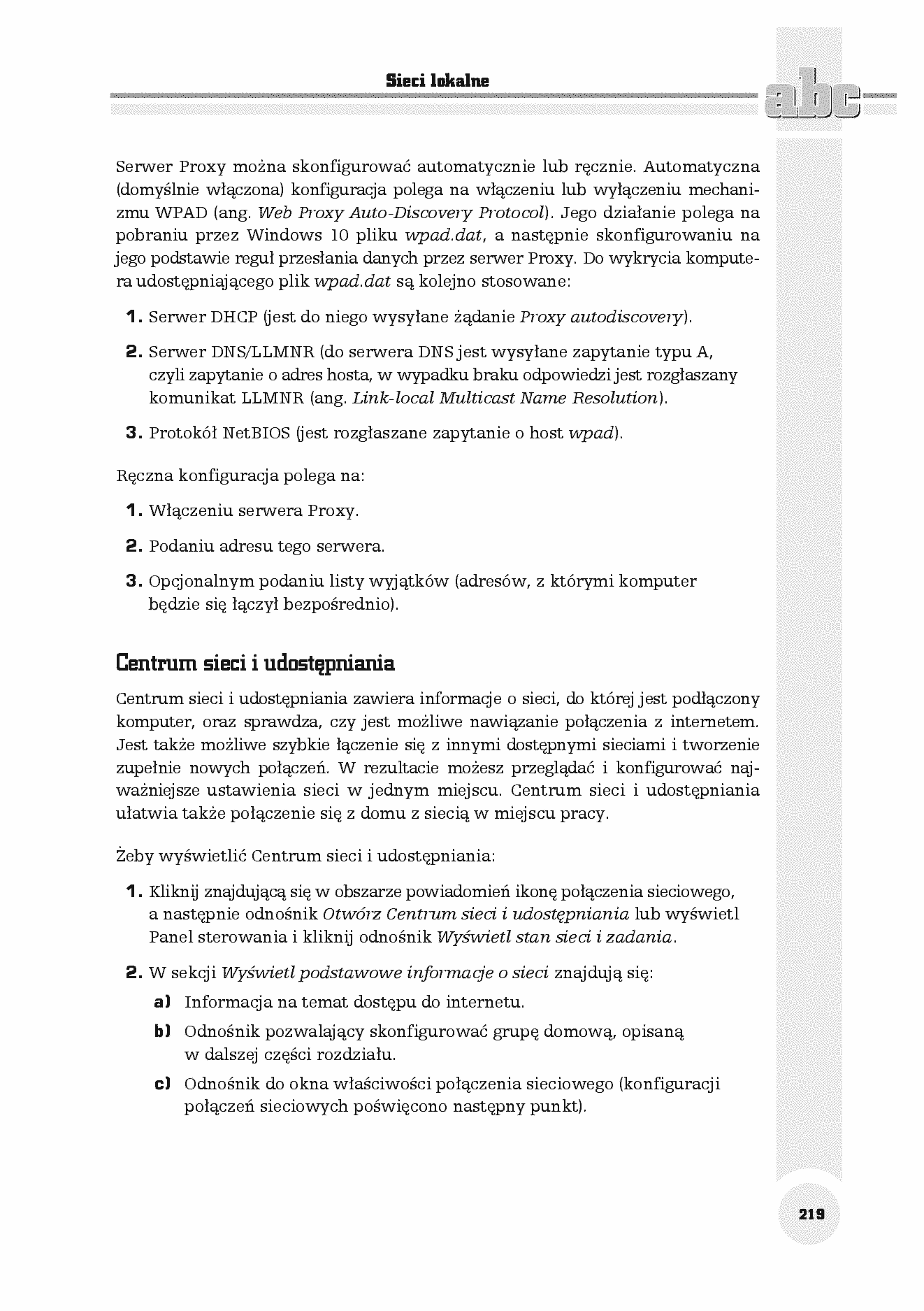 Fragment „ABC systemu Windows 10 PL” — strona 15 z 30