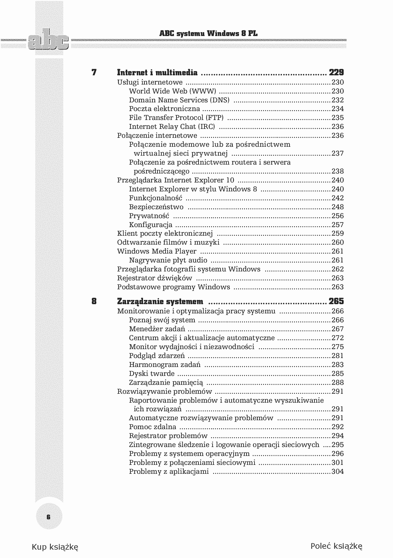 Fragment „ABC systemu Windows 8 PL” — strona 6 z 30