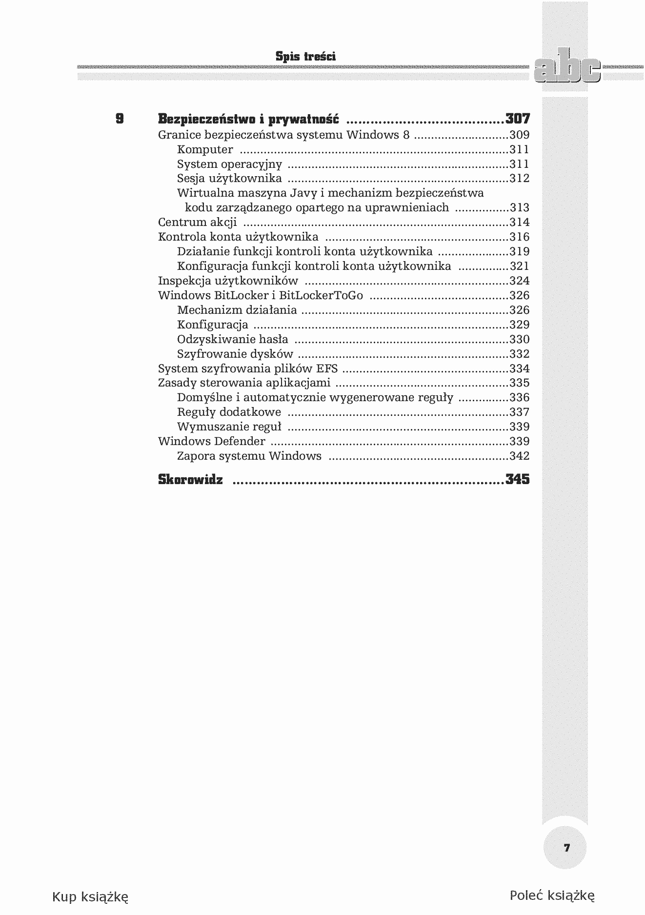 Fragment „ABC systemu Windows 8 PL” — strona 7 z 30