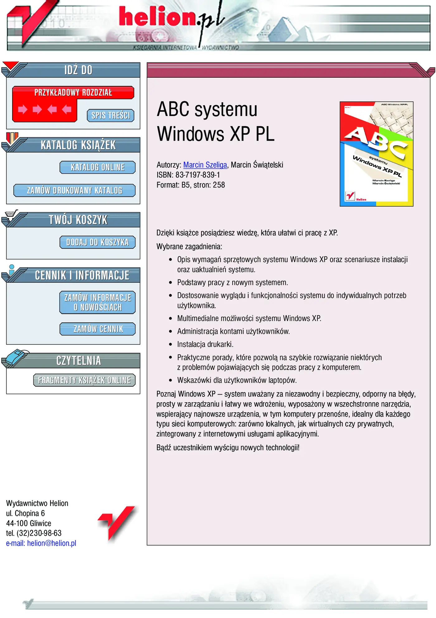 Fragment „ABC systemu Windows XP PL” — strona 1 z 24