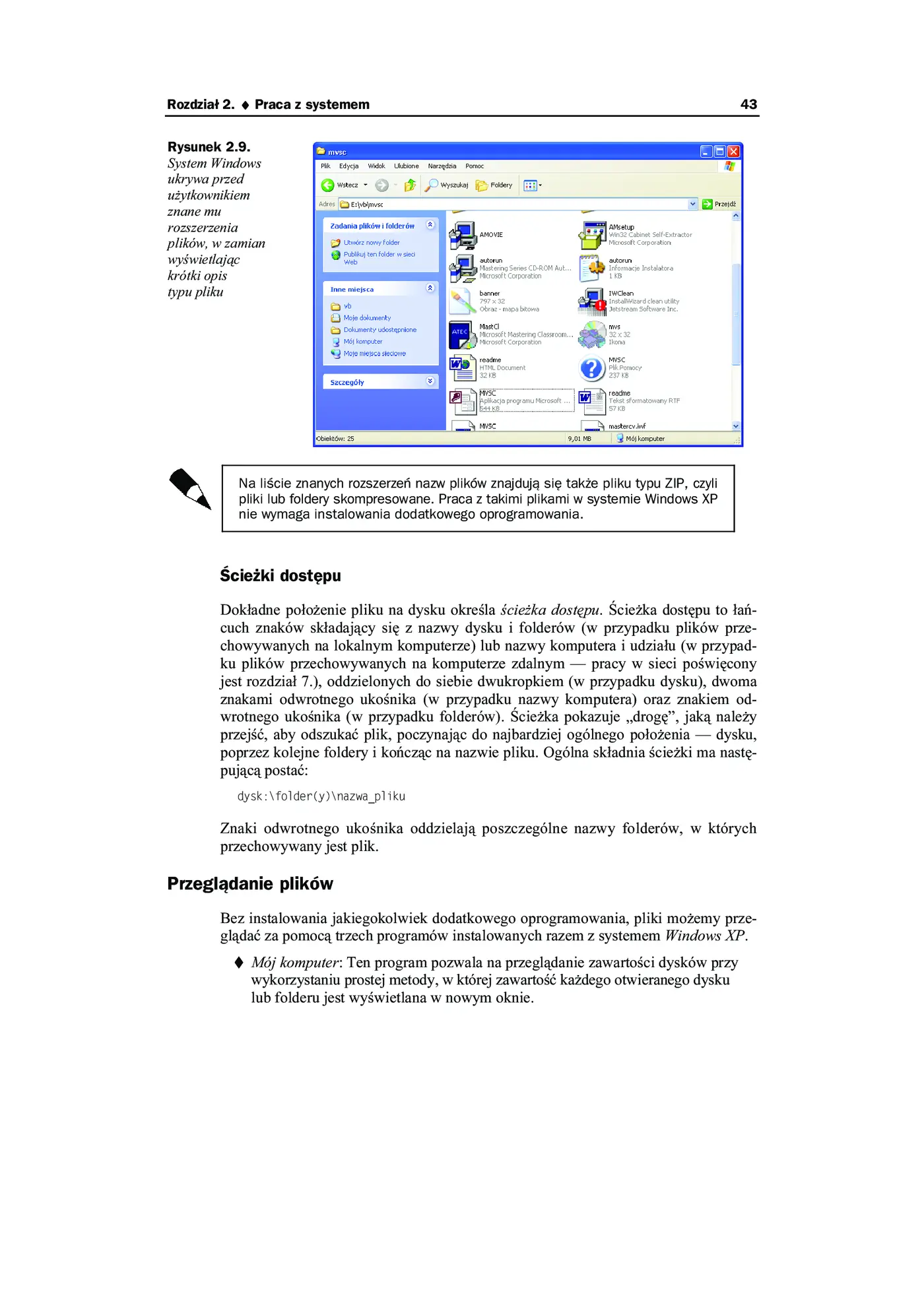 Fragment „ABC systemu Windows XP PL” — strona 19 z 24